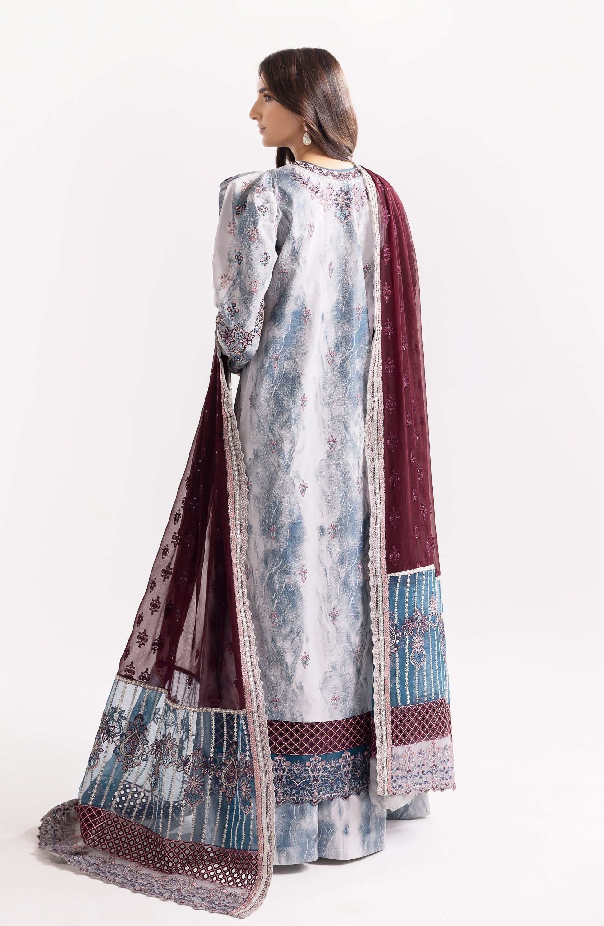 Maryum N Maria | Eid Luxury Lawn 24 | Jahanara - House Of Hania