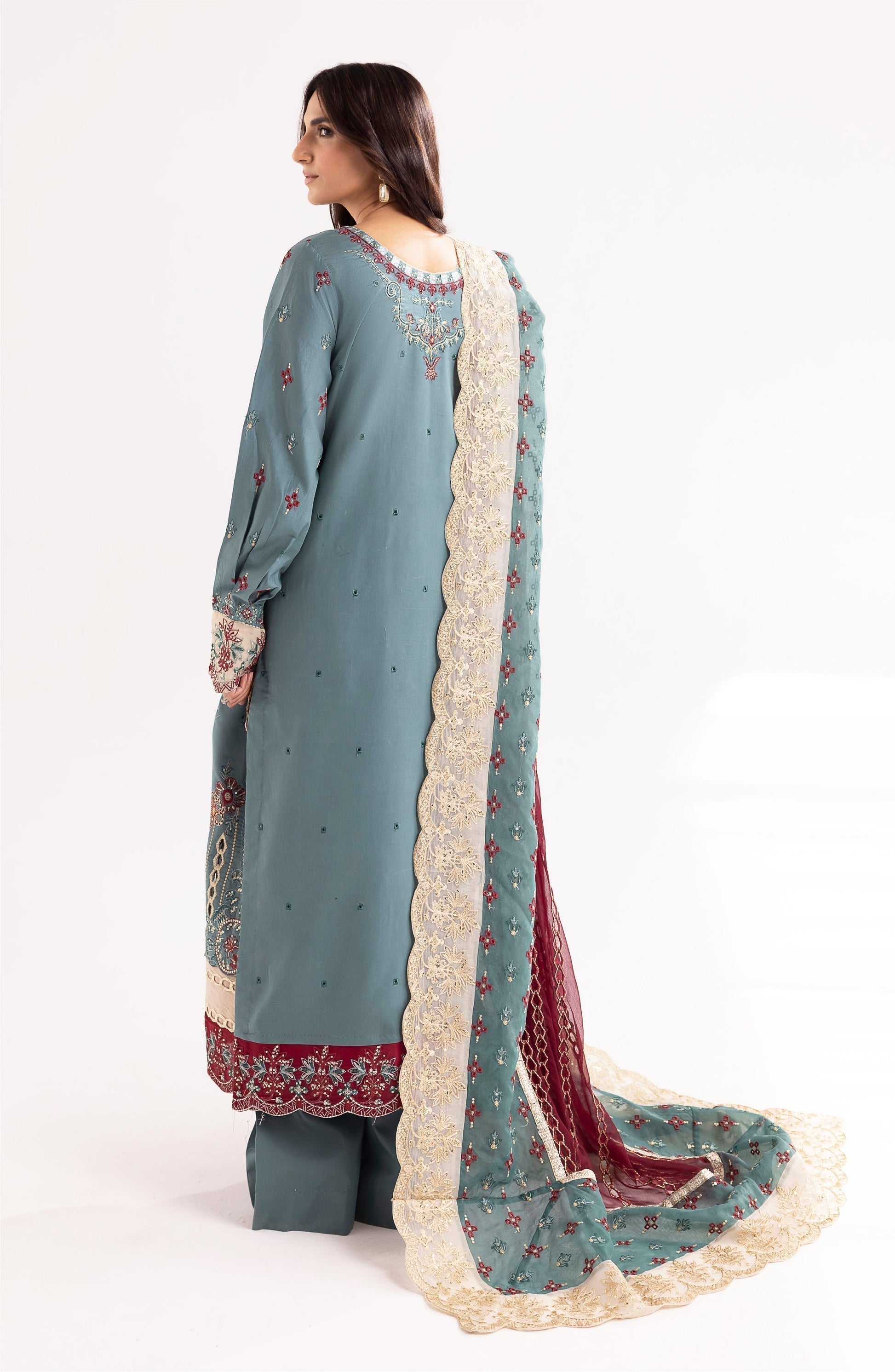 Maryum N Maria | Eid Luxury Lawn 24 | Laila - House Of Hania