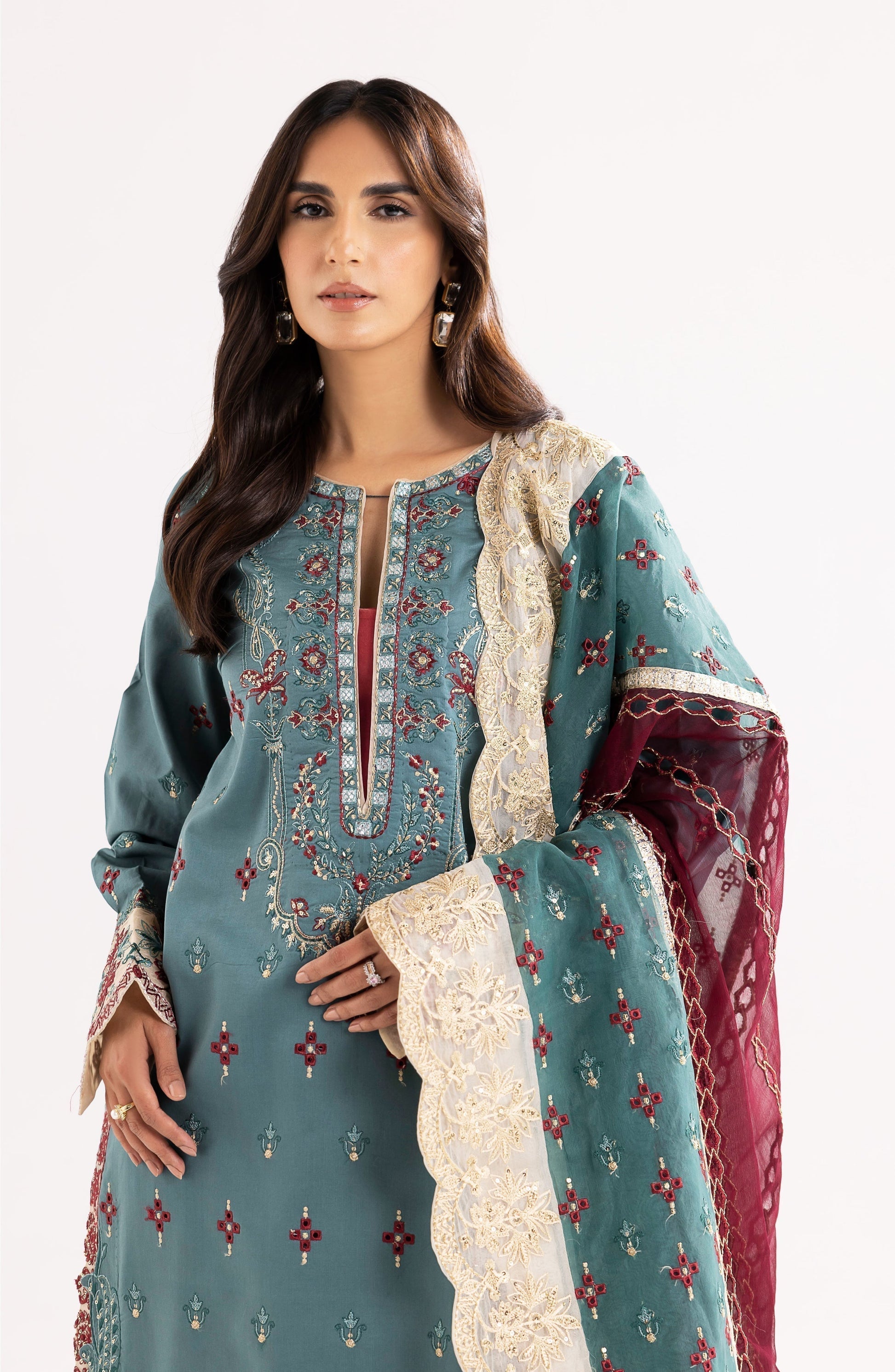 Maryum N Maria | Eid Luxury Lawn 24 | Laila - House Of Hania