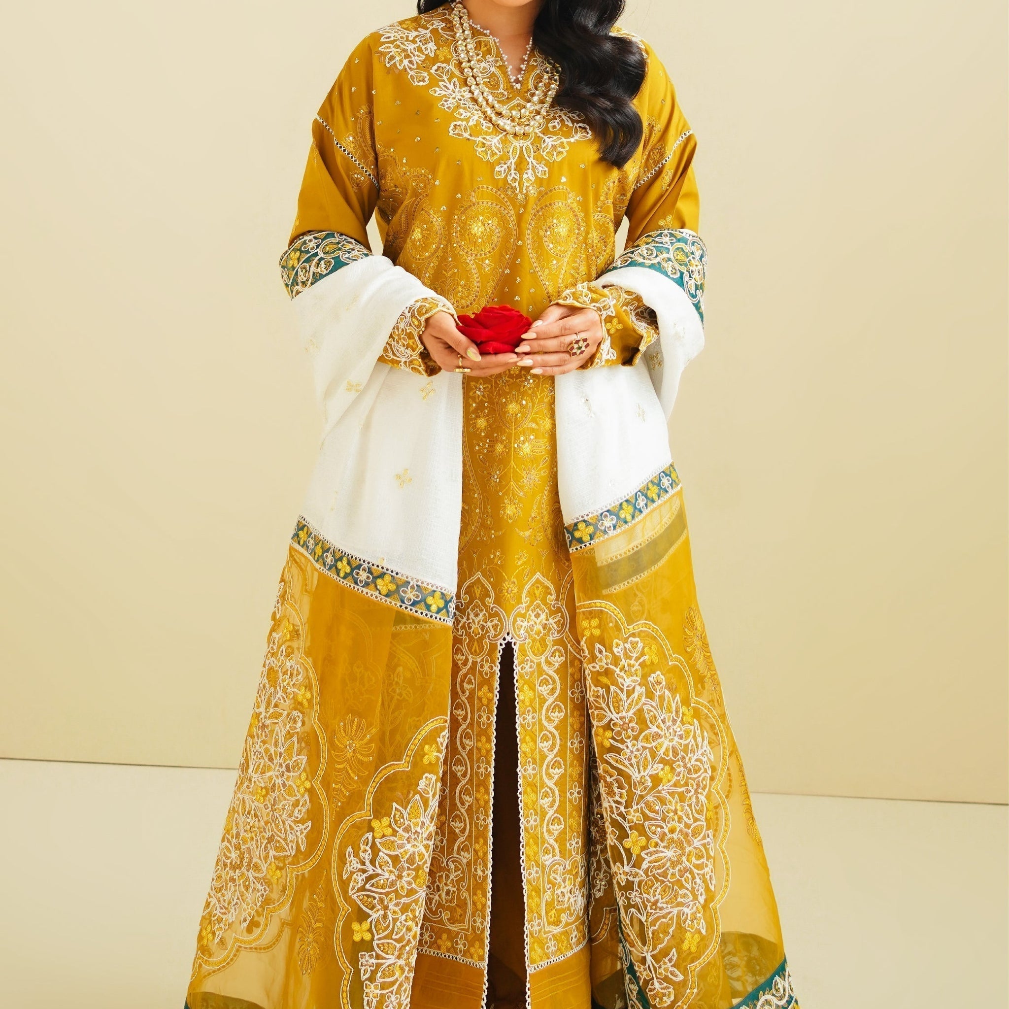 Maryum N Maria | Eid Luxury Lawn 24 | Sarah - House Of Hania