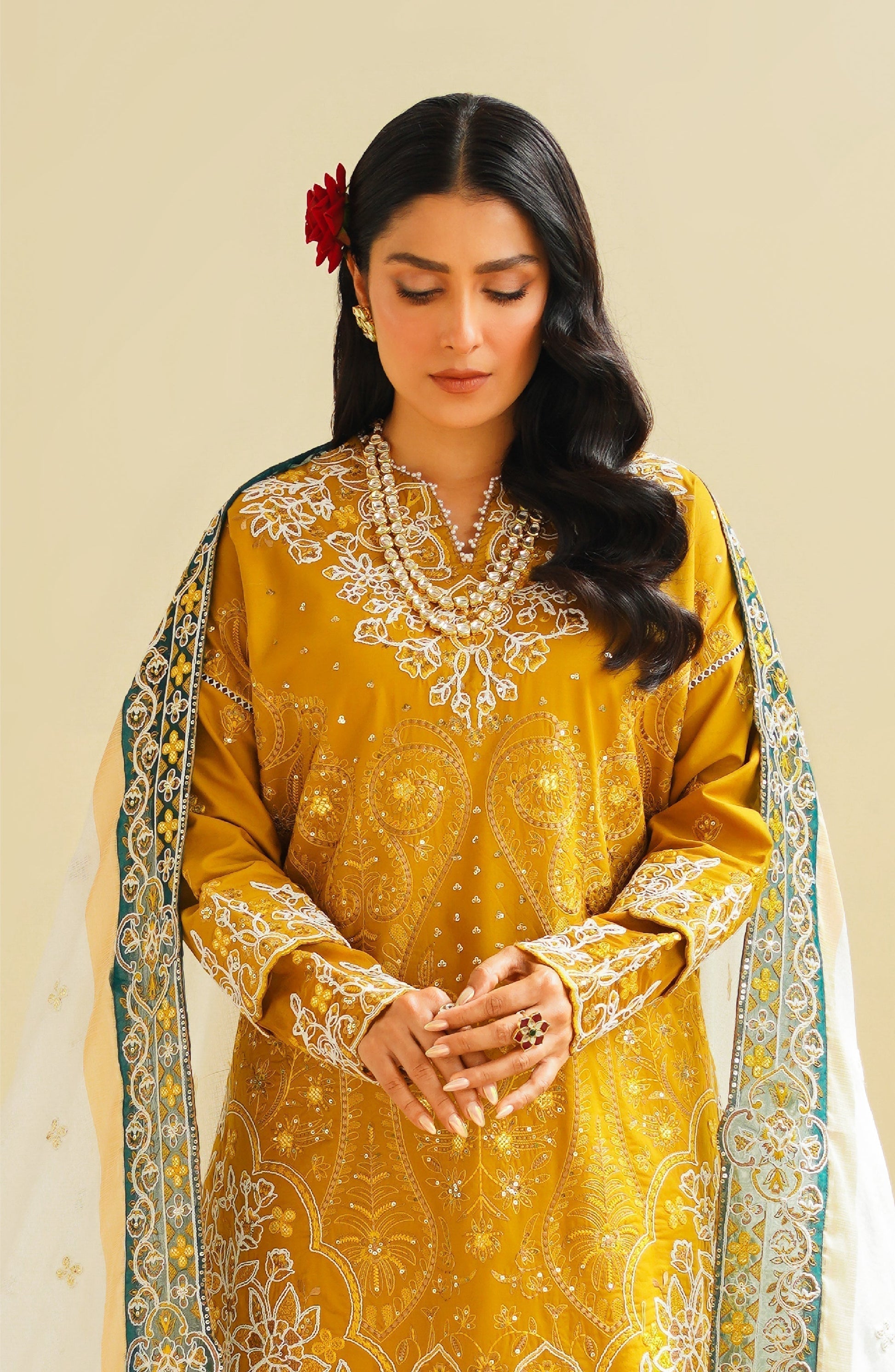 Maryum N Maria | Eid Luxury Lawn 24 | Sarah - House Of Hania