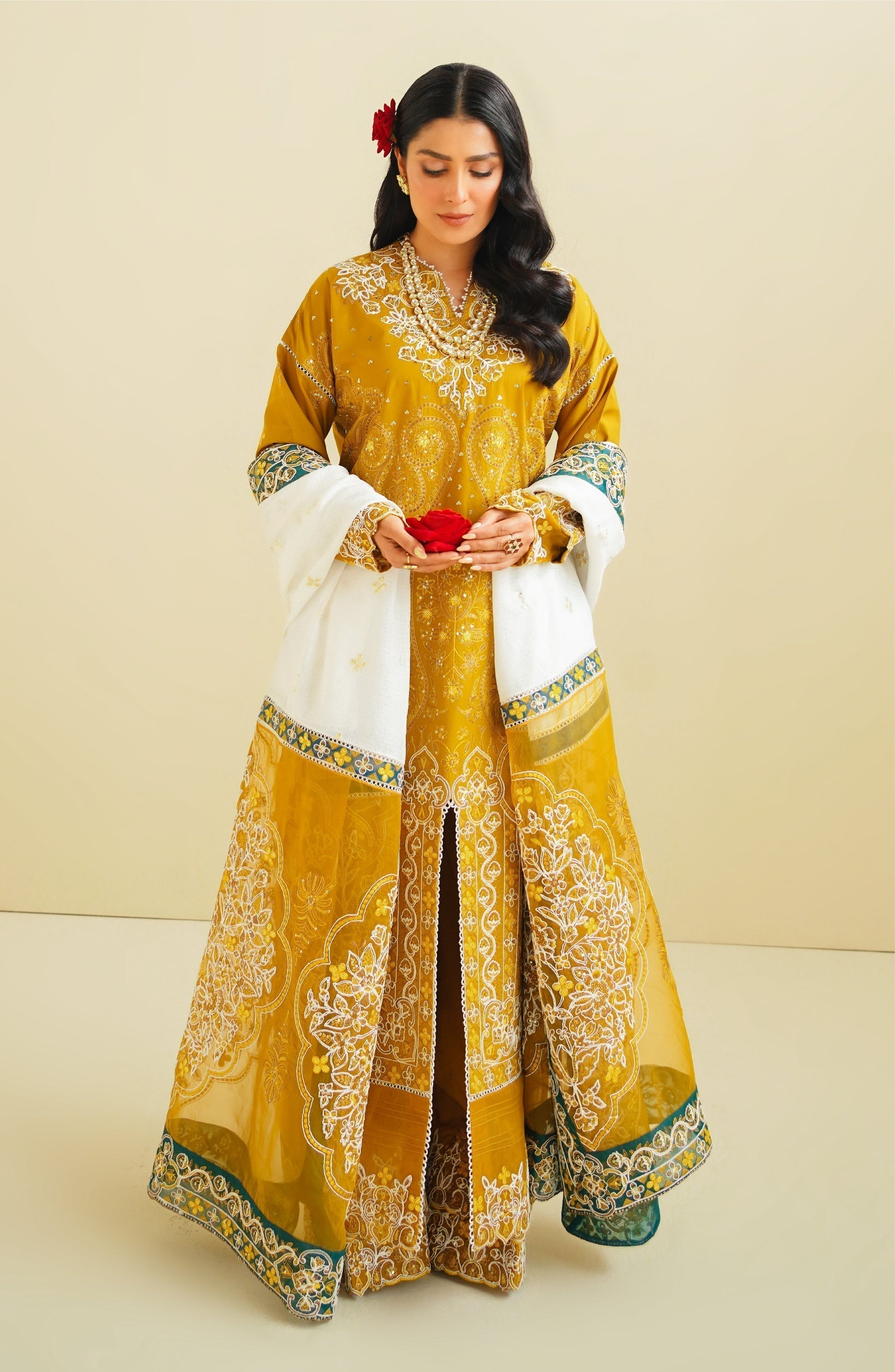 Maryum N Maria | Eid Luxury Lawn 24 | Sarah - House Of Hania