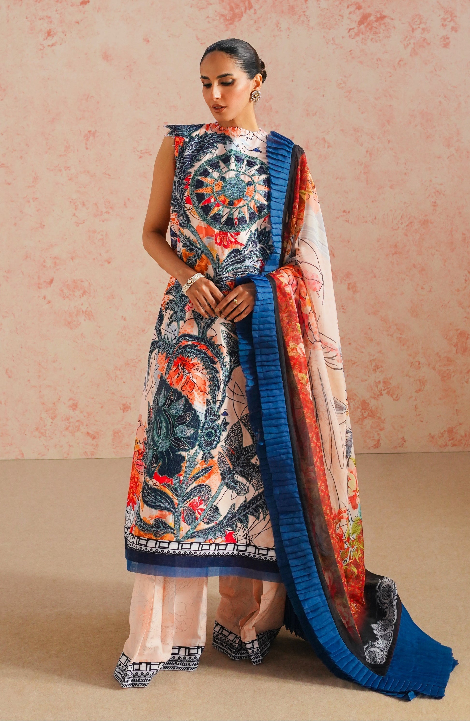 Maryum N Maria | Eid Luxury Lawn 24 | Shafaq - House Of Hania