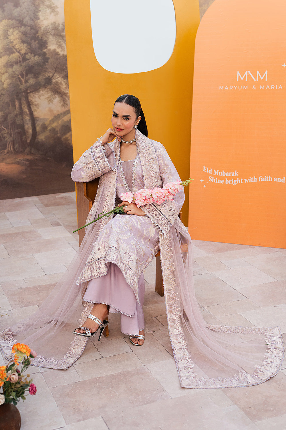 Maryum N Maria | Eid Luxury Lawn 26 | ASEEL - MSS6371 - House Of Hania