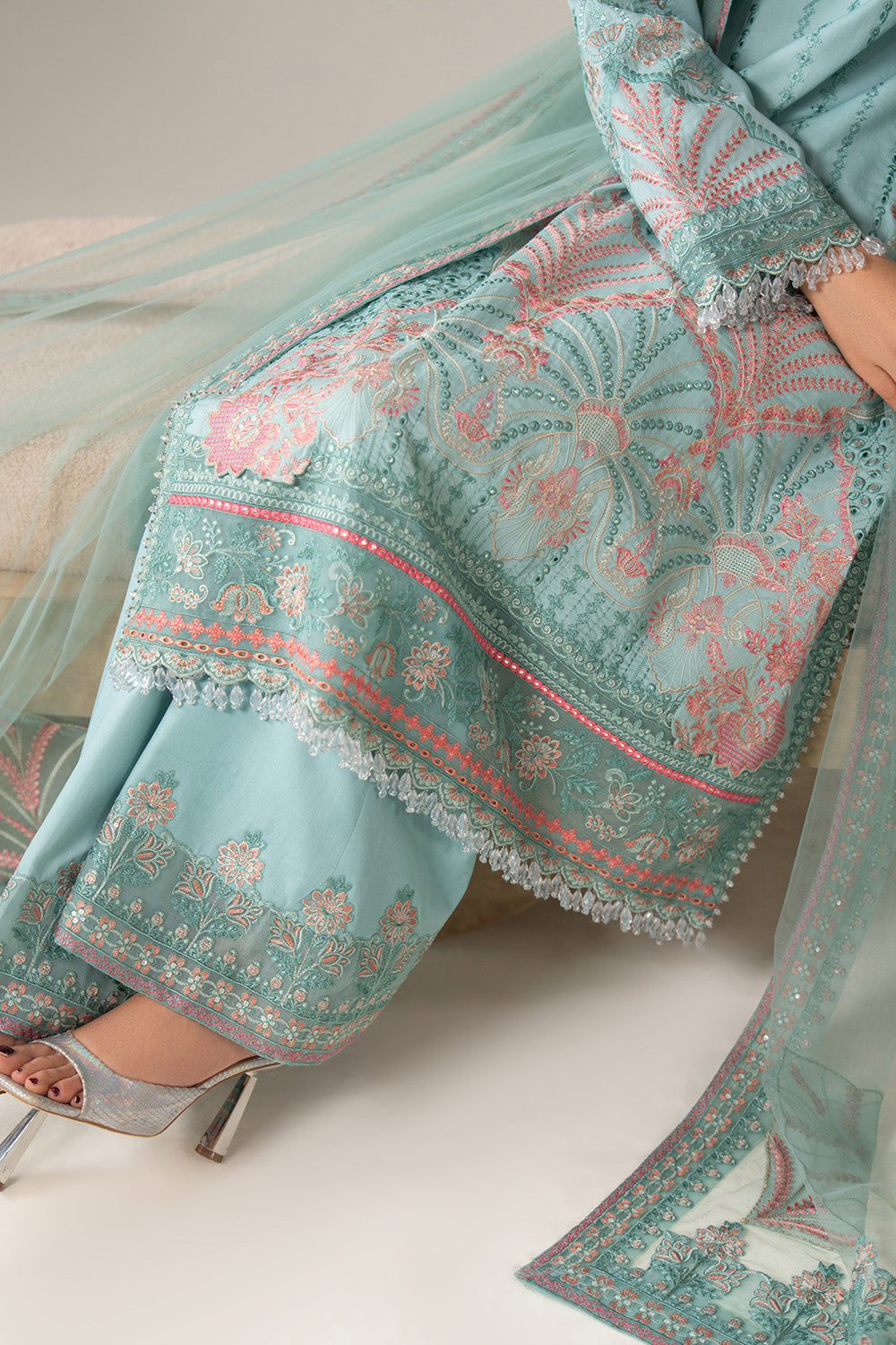 Maryum N Maria | Eid Luxury Lawn 26 | BANIN - MSS6368 - House Of Hania