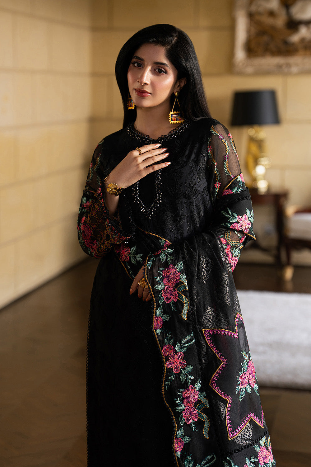 Maryum N Maria | Eid Luxury Lawn 26 | EVELINA - MSS6339 - House Of Hania