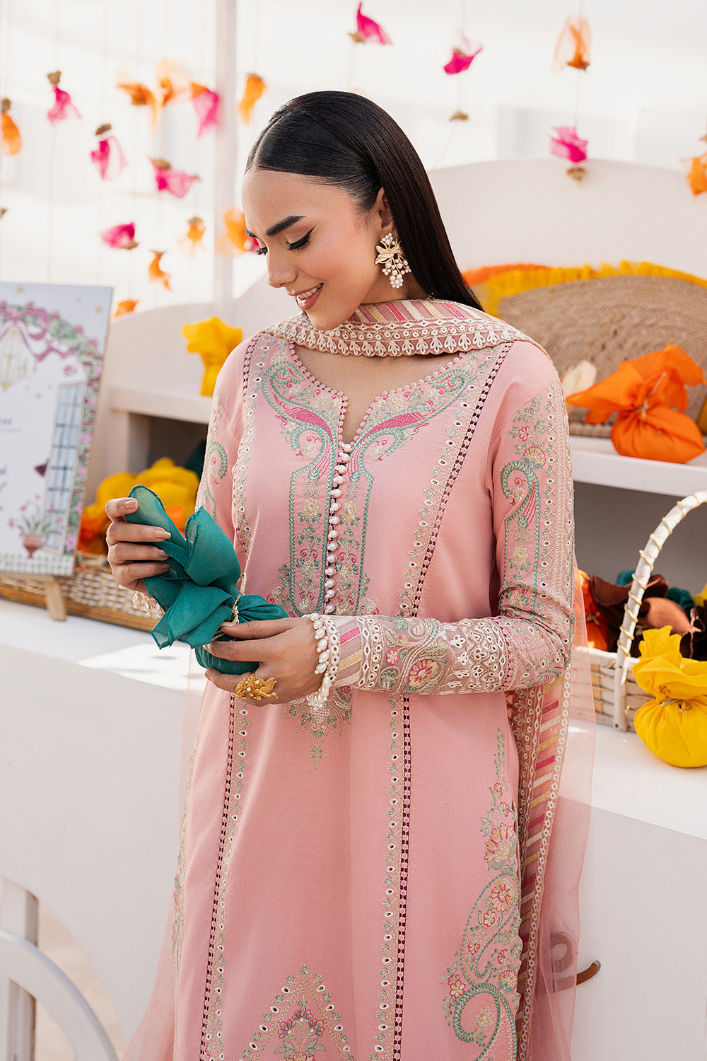 Maryum N Maria | Eid Luxury Lawn 26 | HAWRAA - MSS6370 - House Of Hania