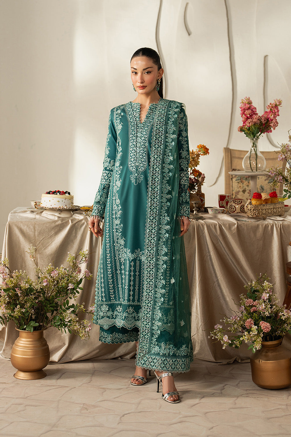 Maryum N Maria | Eid Luxury Lawn 26 | LAYAN - MSS6375 - House Of Hania