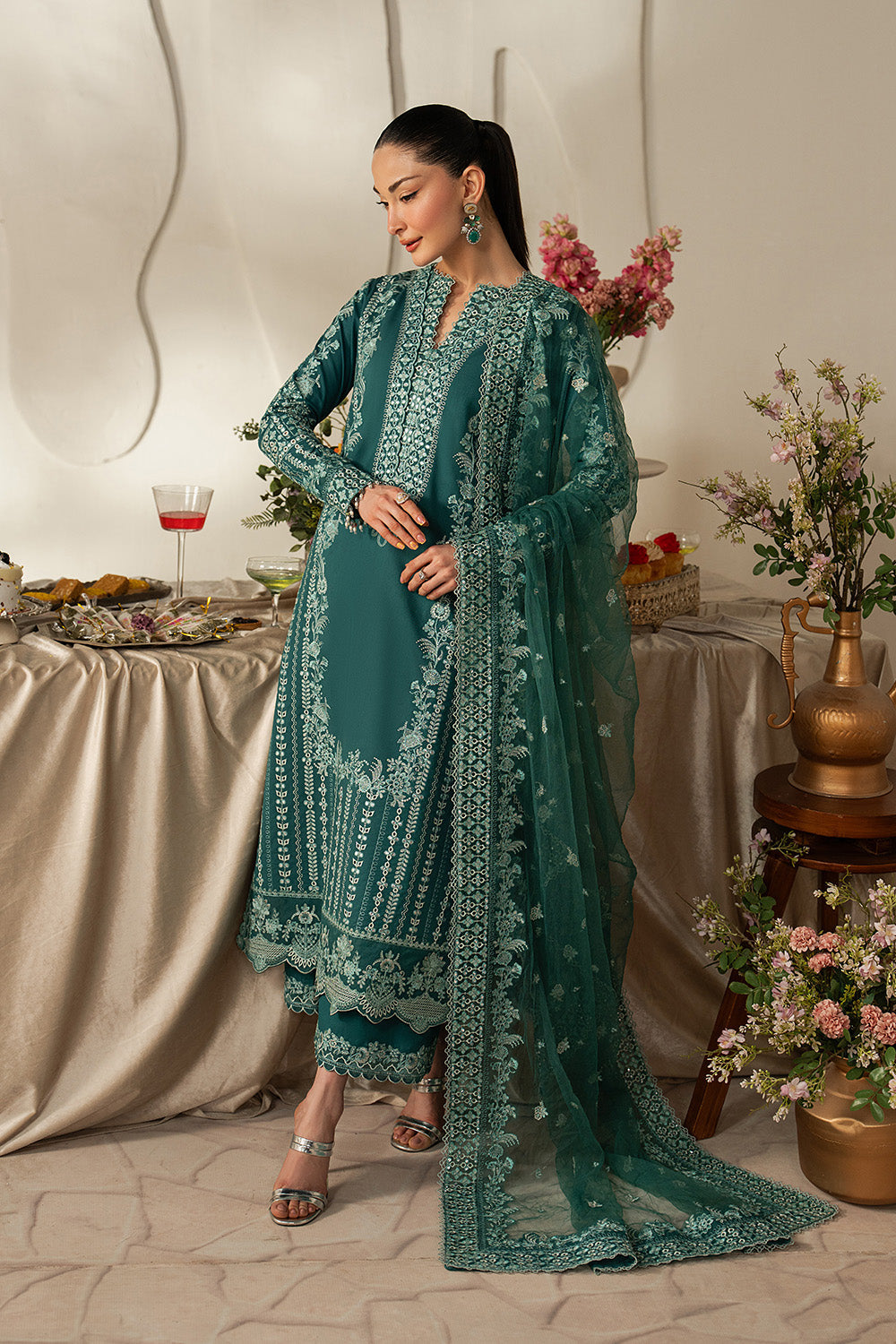 Maryum N Maria | Eid Luxury Lawn 26 | LAYAN - MSS6375 - House Of Hania
