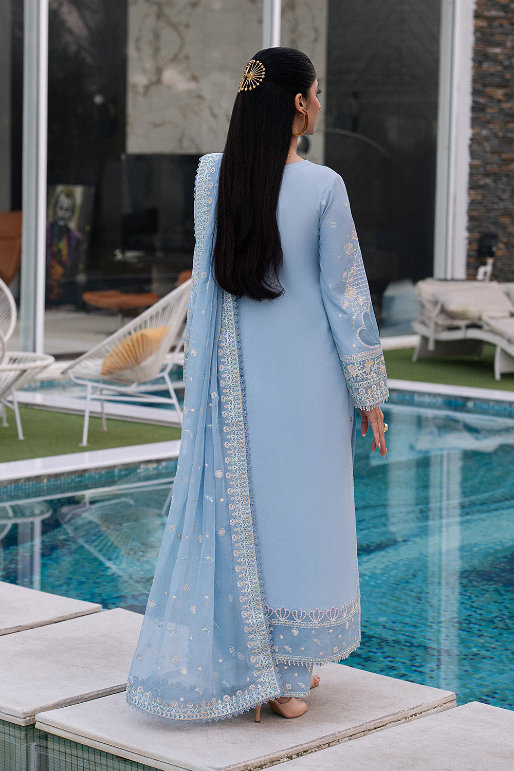 Maryum N Maria | Eid Luxury Lawn 26 | MARUSIA - MSS6341 - House Of Hania