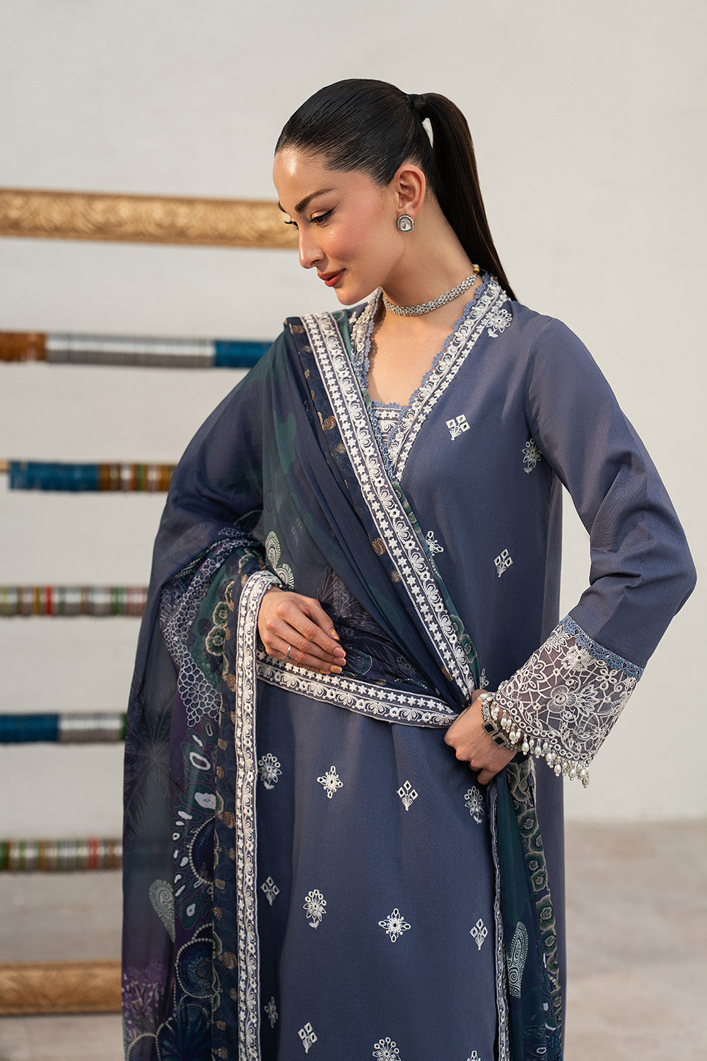 Maryum N Maria | Eid Luxury Lawn 26 | MAYSOON - MSS6379 - House Of Hania