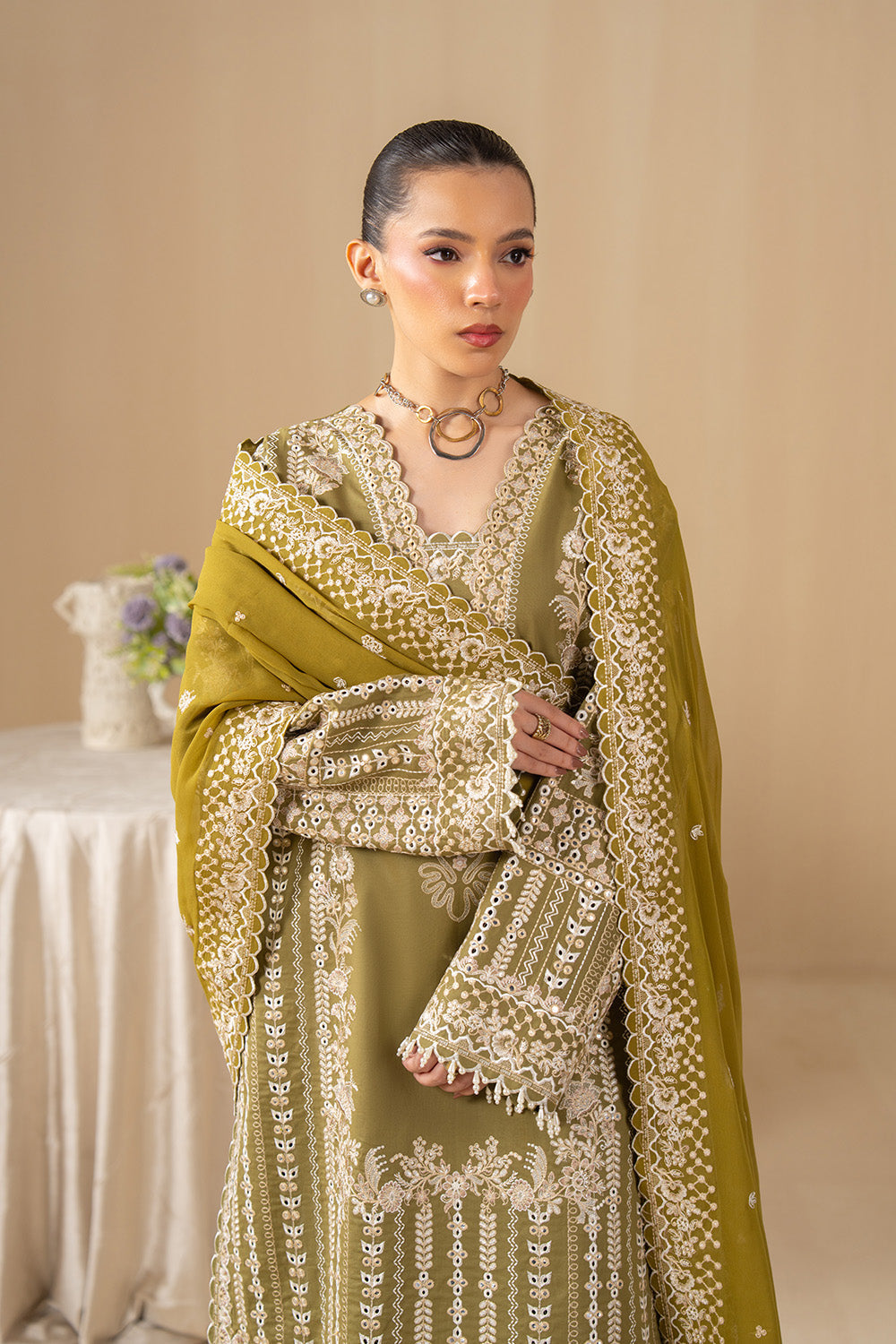 Maryum N Maria | Eid Luxury Lawn 26 | NARIN - MSS6382 - House Of Hania