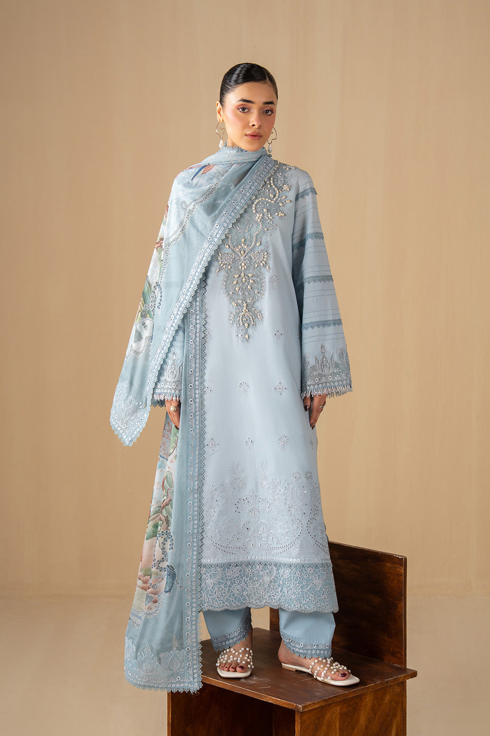 Maryum N Maria | Eid Luxury Lawn 26 | RAGHAD - MSS6372 - House Of Hania