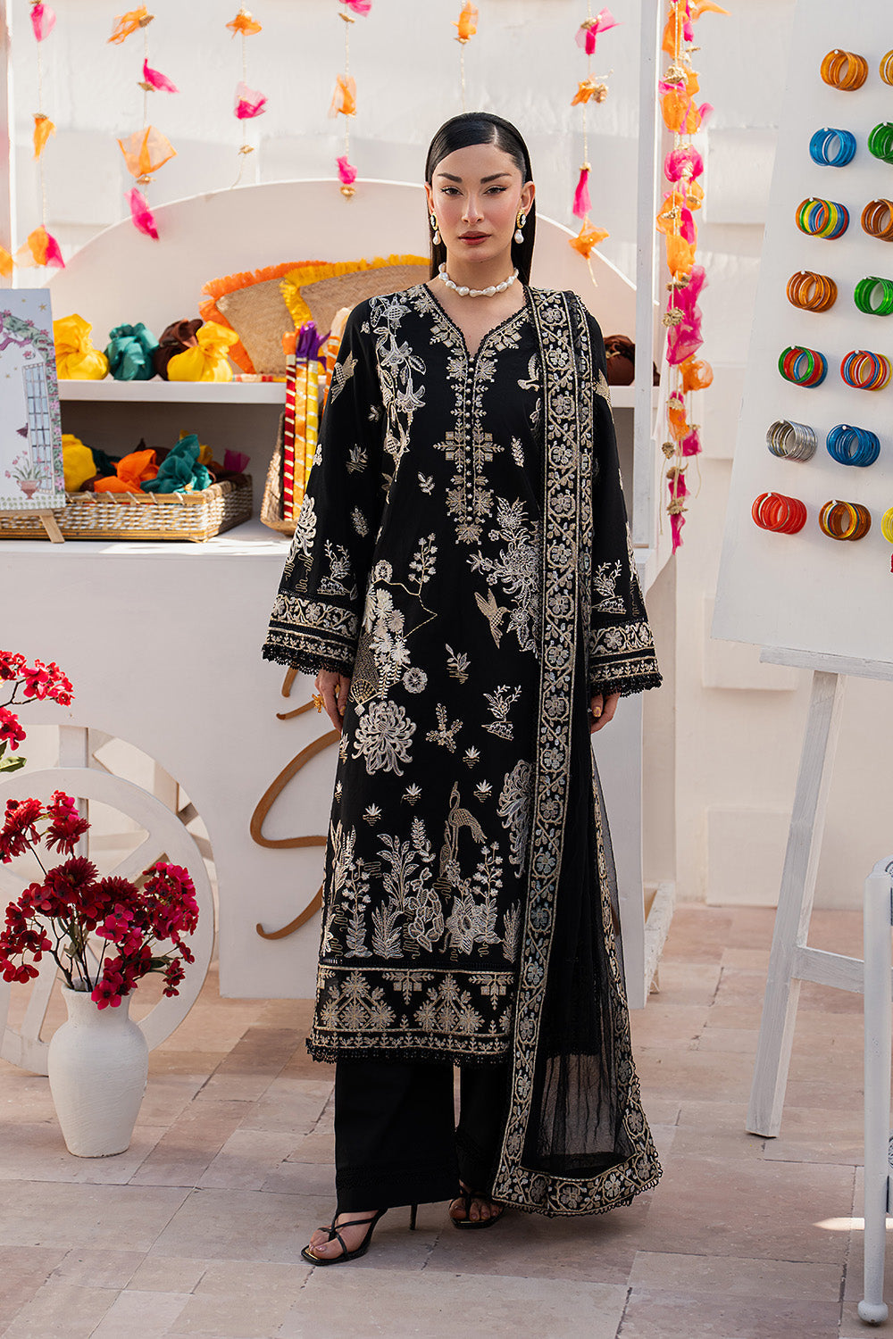 Maryum N Maria | Eid Luxury Lawn 26 | RIMAS - MSS6367 - House Of Hania