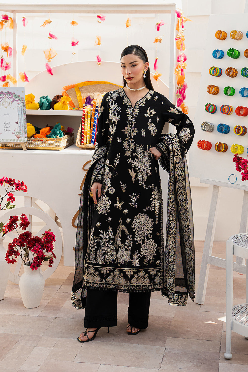 Maryum N Maria | Eid Luxury Lawn 26 | RIMAS - MSS6367 - House Of Hania