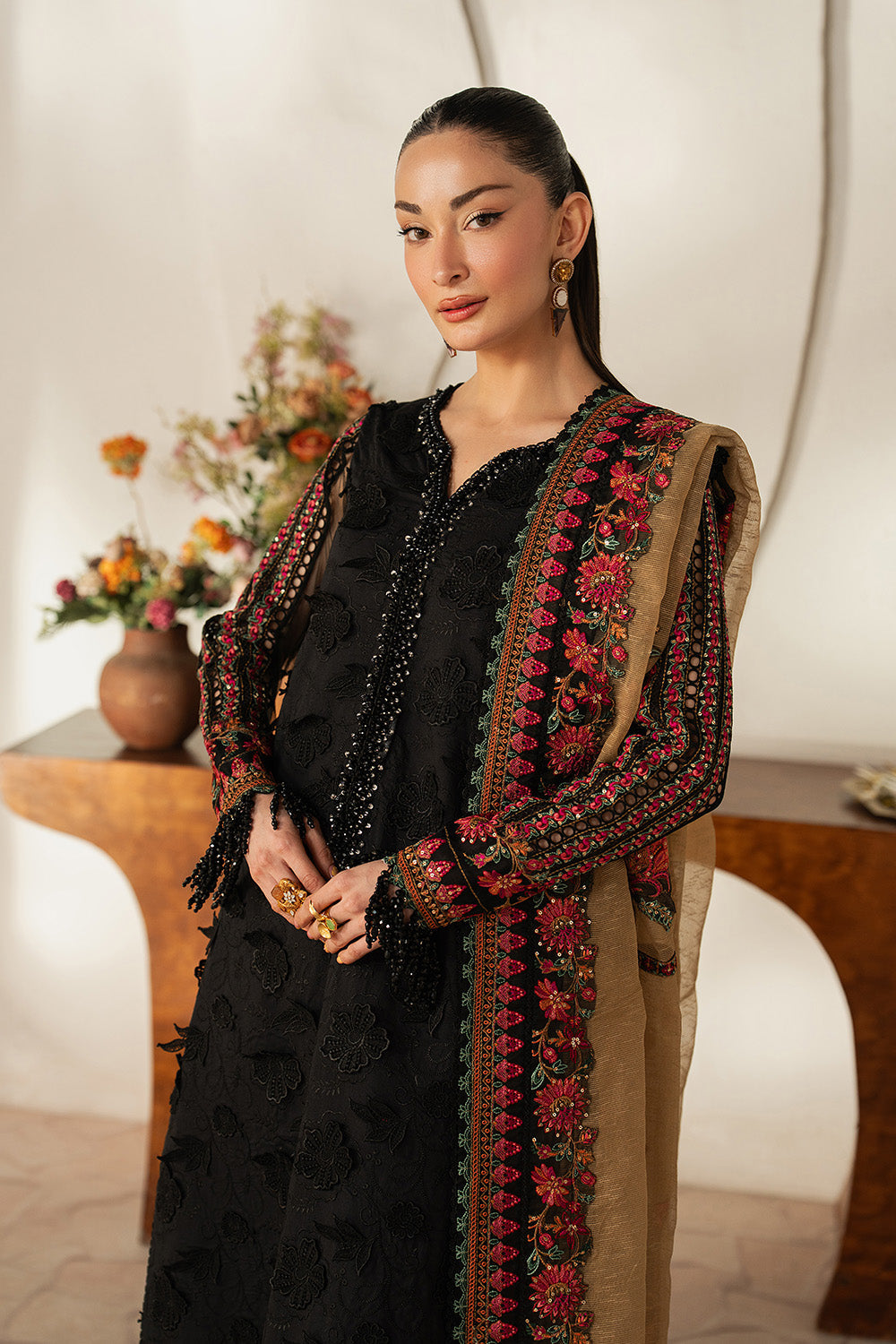 Maryum N Maria | Eid Luxury Lawn 26 | SABA - MSS6374 - House Of Hania