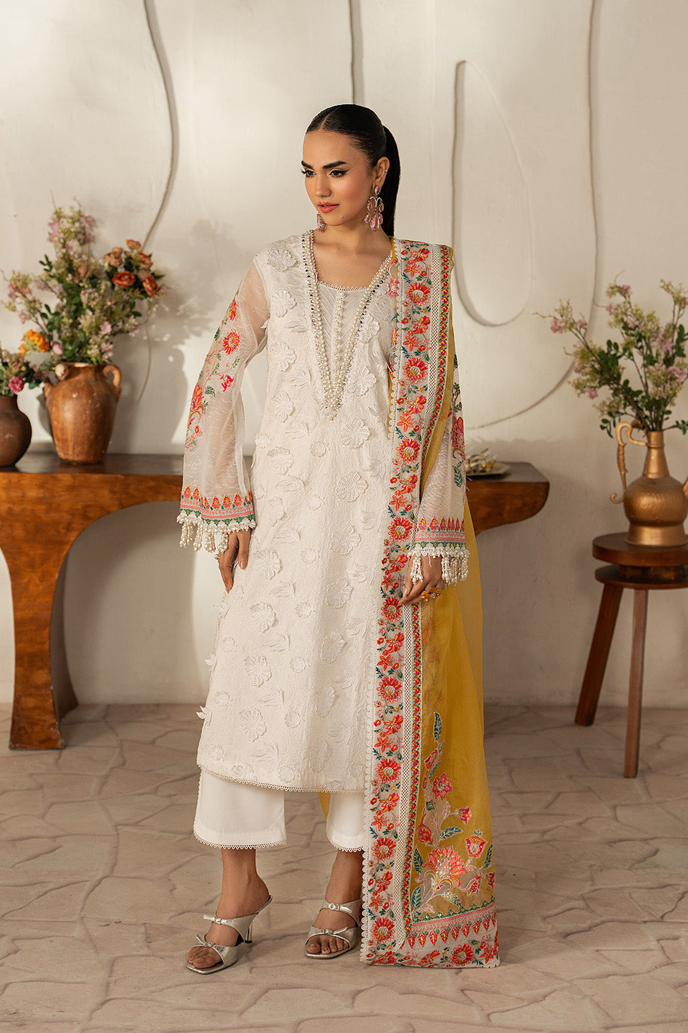 Maryum N Maria | Eid Luxury Lawn 26 | TALIN - MSS6376 - House Of Hania