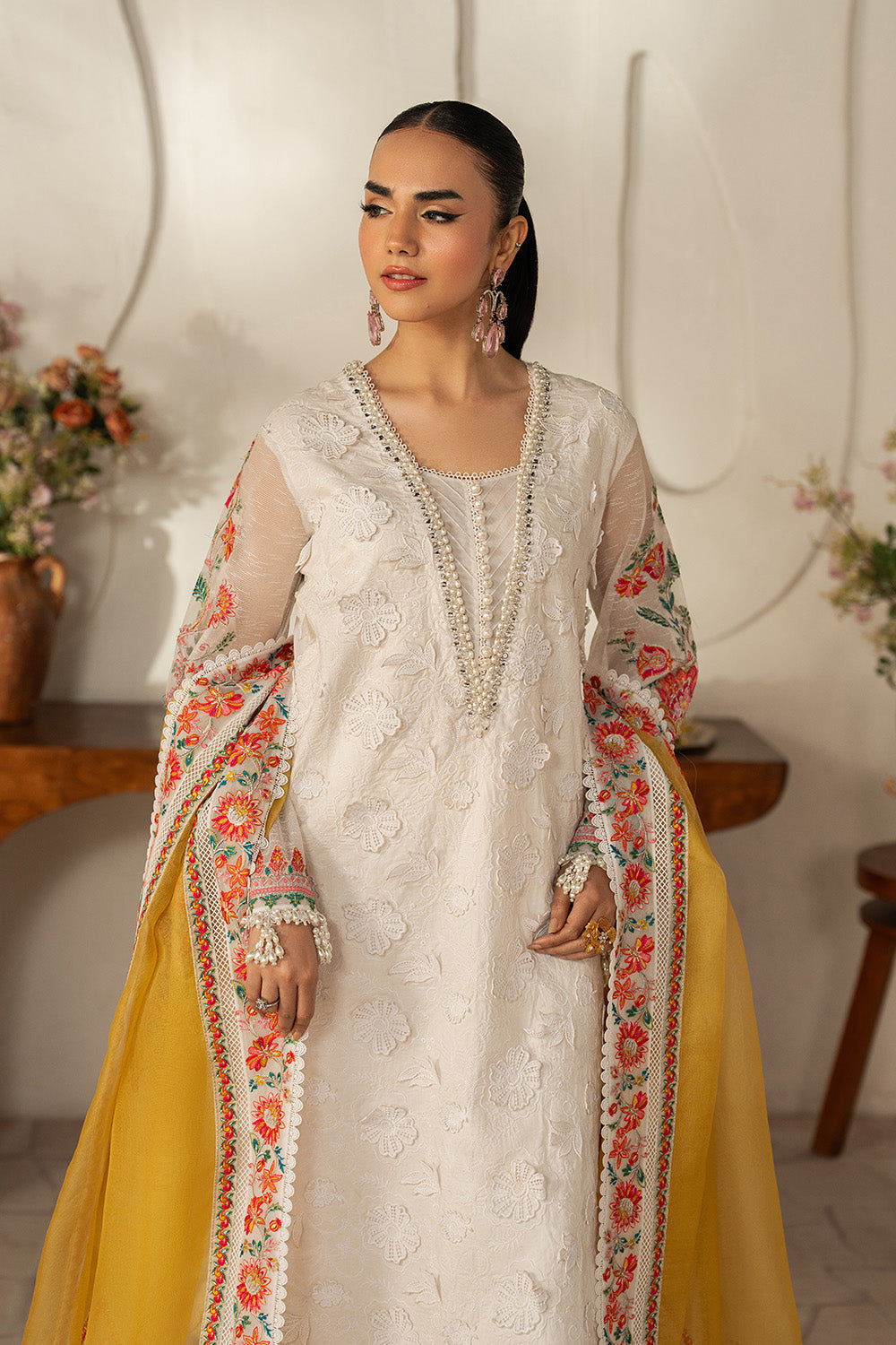 Maryum N Maria | Eid Luxury Lawn 26 | TALIN - MSS6376 - House Of Hania