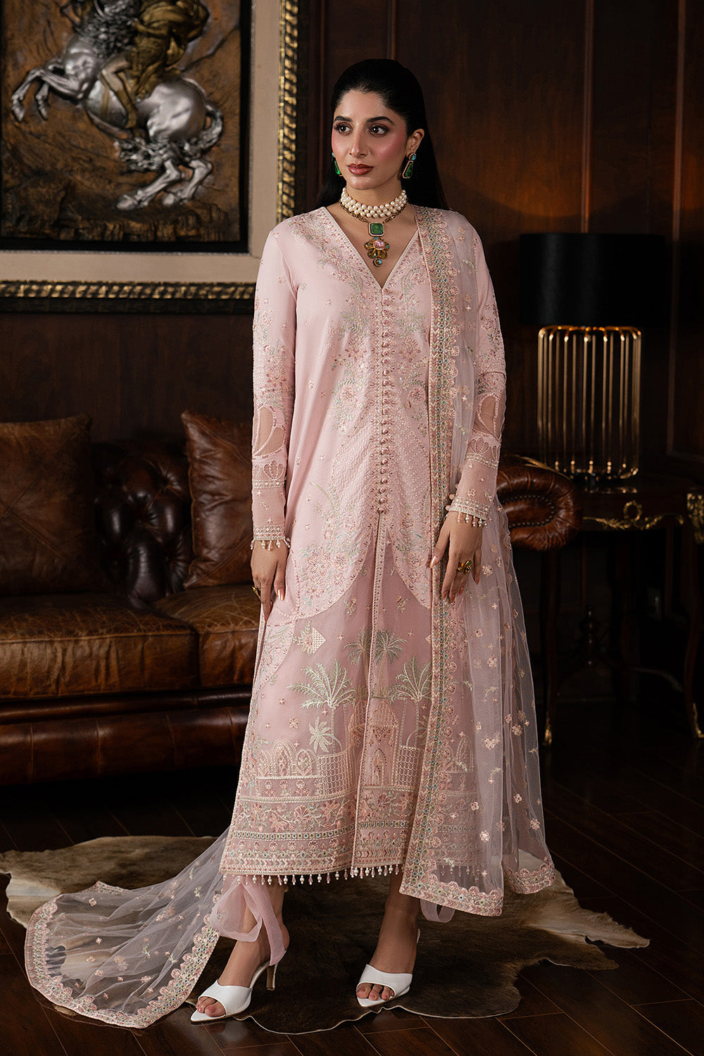 Maryum N Maria | Eid Luxury Lawn 26 | YULEA - MSS6340 - House Of Hania