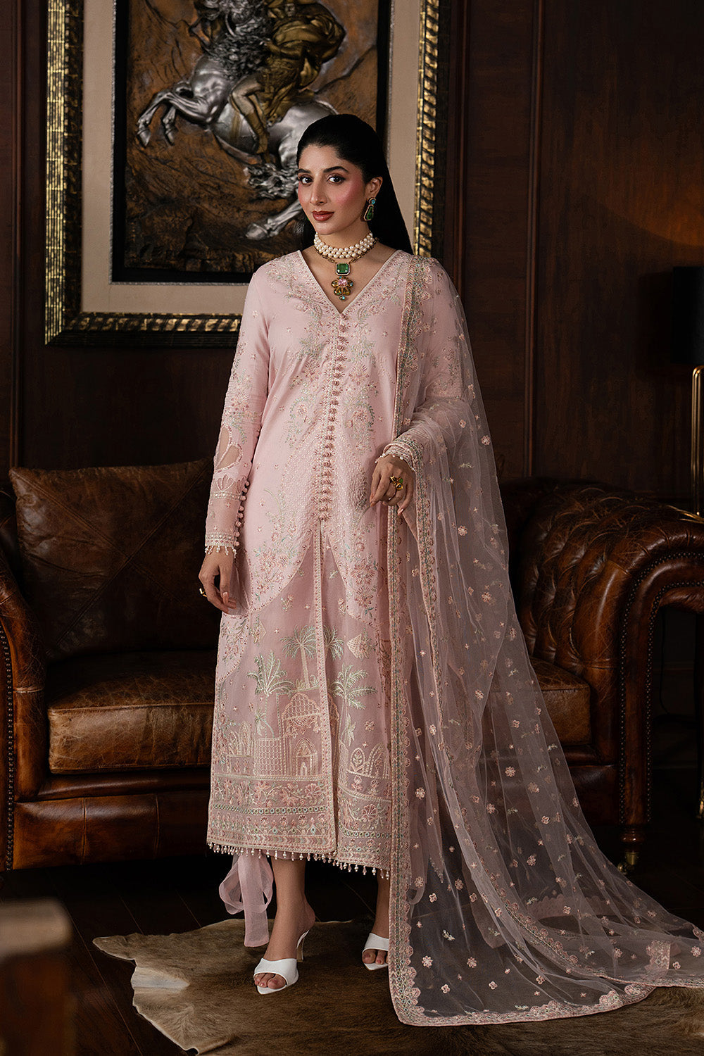 Maryum N Maria | Eid Luxury Lawn 26 | YULEA - MSS6340 - House Of Hania