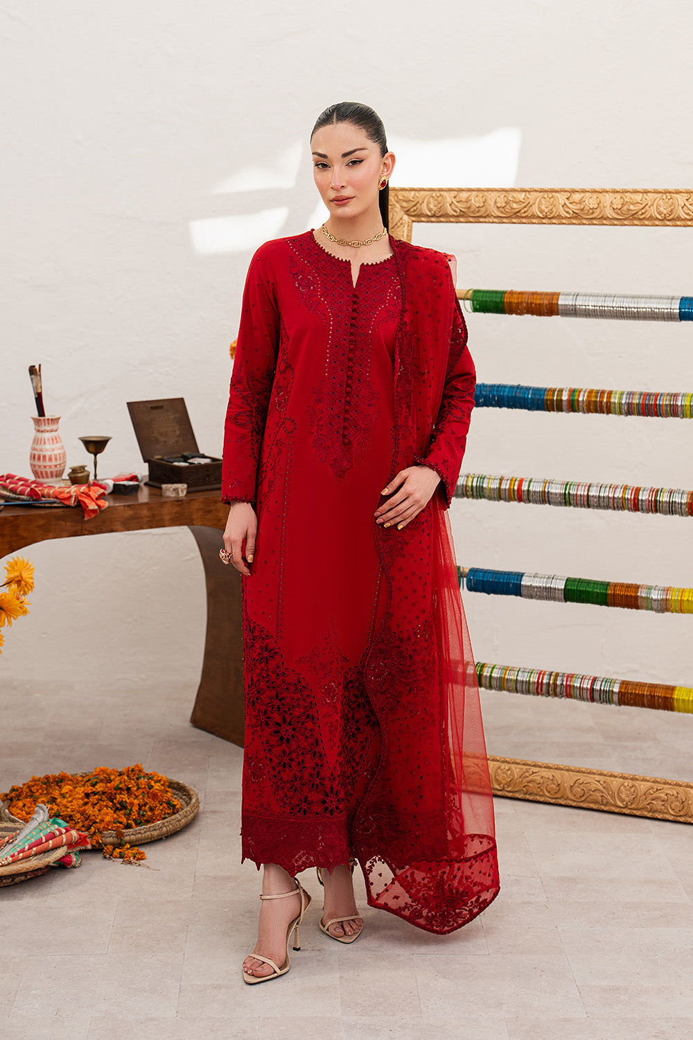 Maryum N Maria | Eid Luxury Lawn 26 | ZAMZAM - MSS6366 - House Of Hania