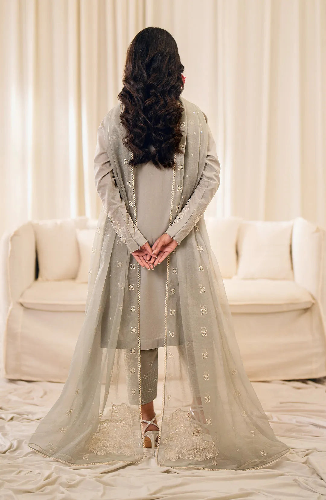 Maryum  N Maria | Eid ul Azha Luxury Lawn | AYA - MS24-619 - House Of Hania