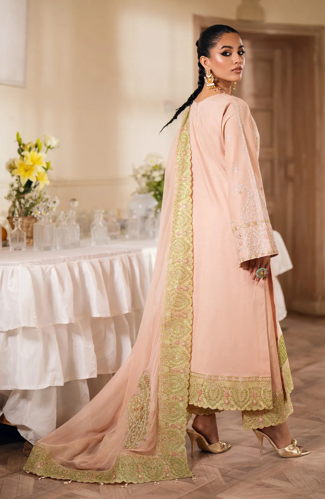 Maryum  N Maria | Eid ul Azha Luxury Lawn | FARIDA - MS24-621 - House Of Hania