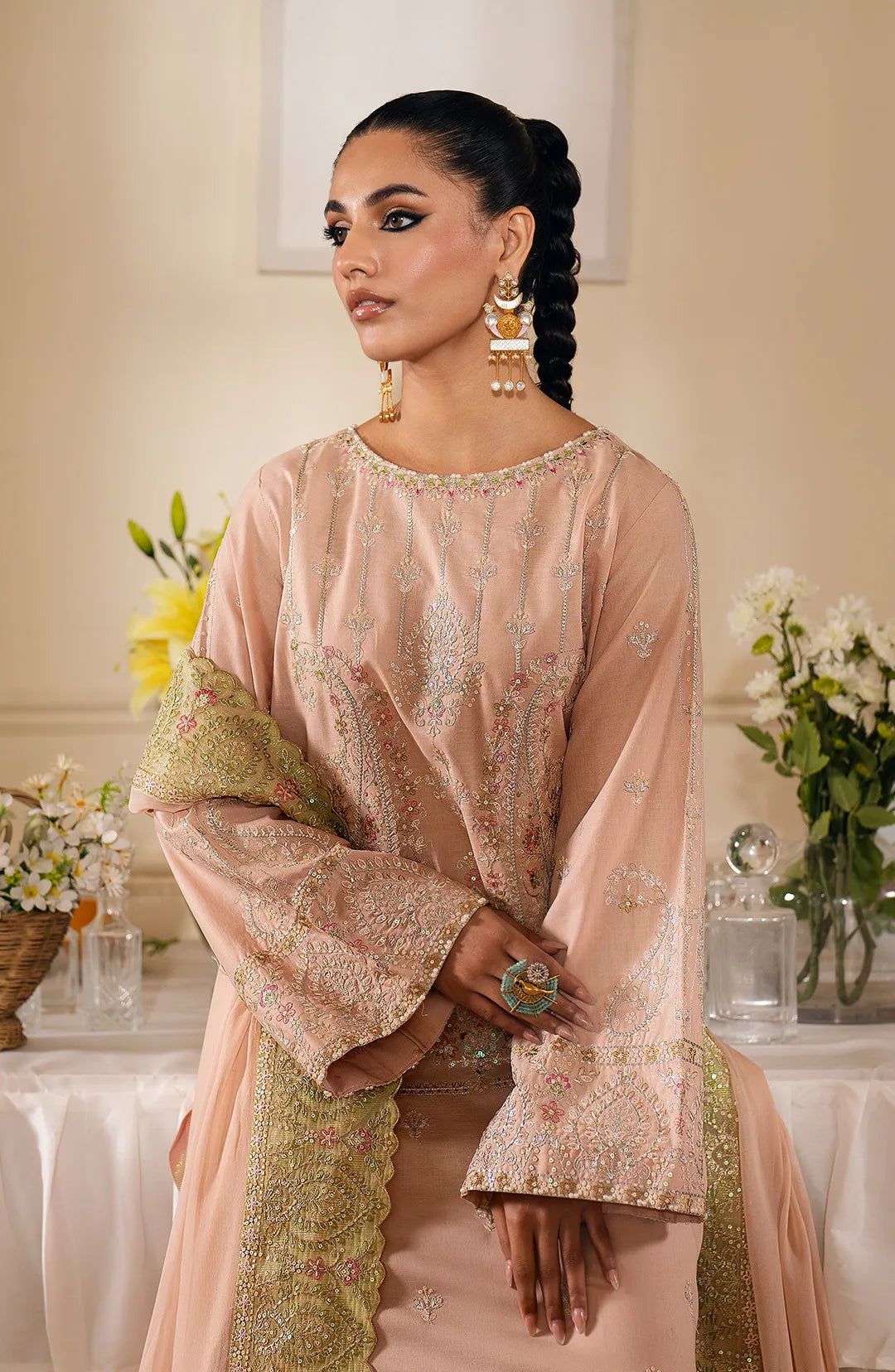Maryum  N Maria | Eid ul Azha Luxury Lawn | FARIDA - MS24-621 - House Of Hania