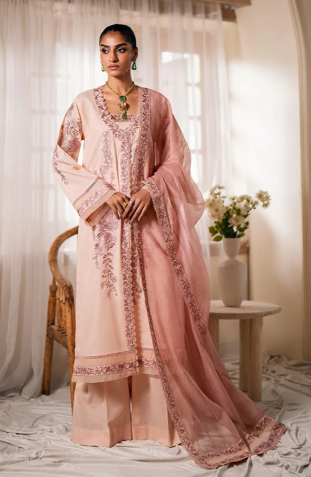Maryum  N Maria | Eid ul Azha Luxury Lawn | FUKAYNA - MS24-622 - House Of Hania
