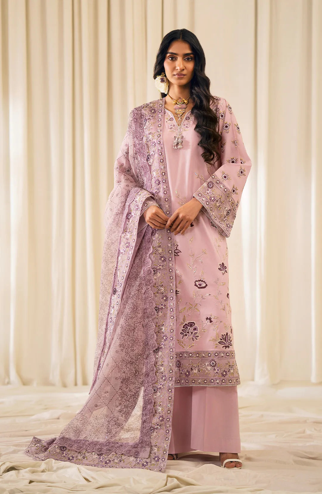 Maryum  N Maria | Eid ul Azha Luxury Lawn | JOMANA - MS24-620 - House Of Hania