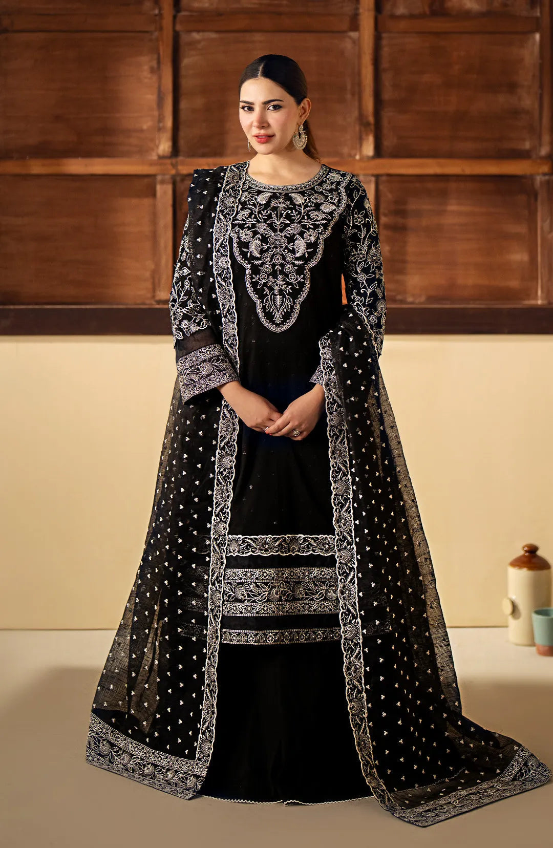 Maryum  N Maria | Eid ul Azha Luxury Lawn | LAPIS - MS24-611 - House Of Hania