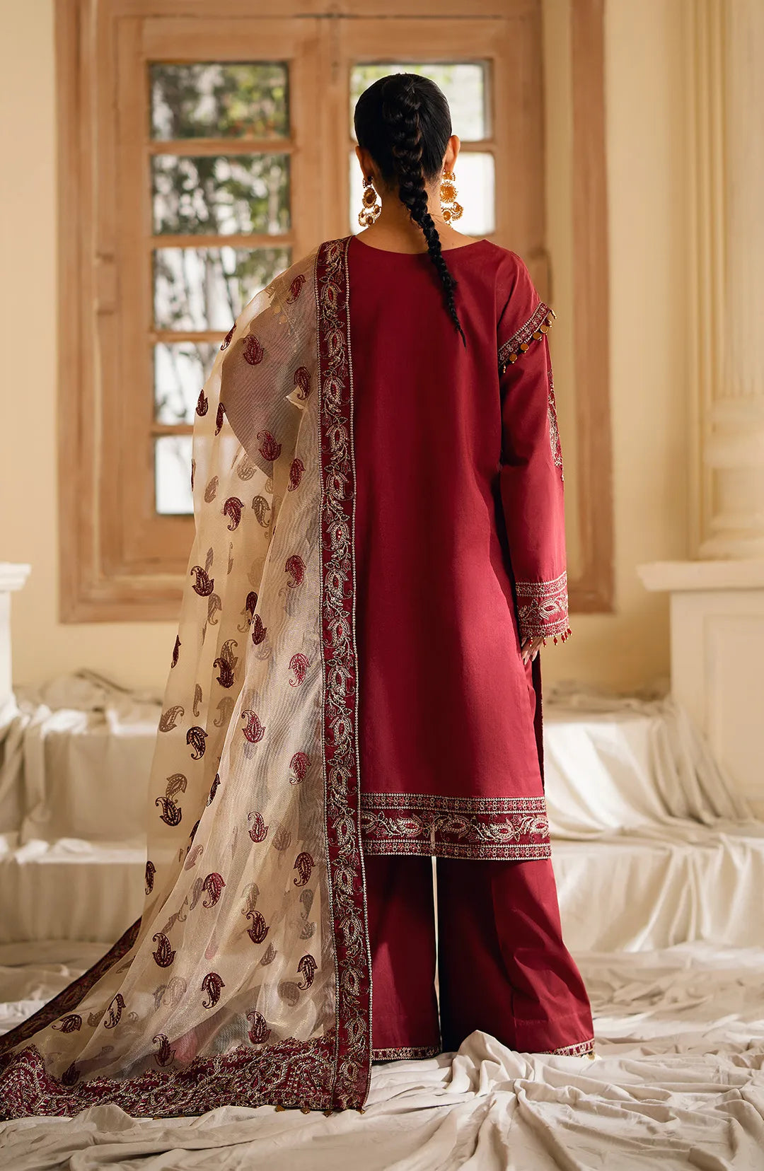 Maryum  N Maria | Eid ul Azha Luxury Lawn | MANDISA - MS24-612 - House Of Hania