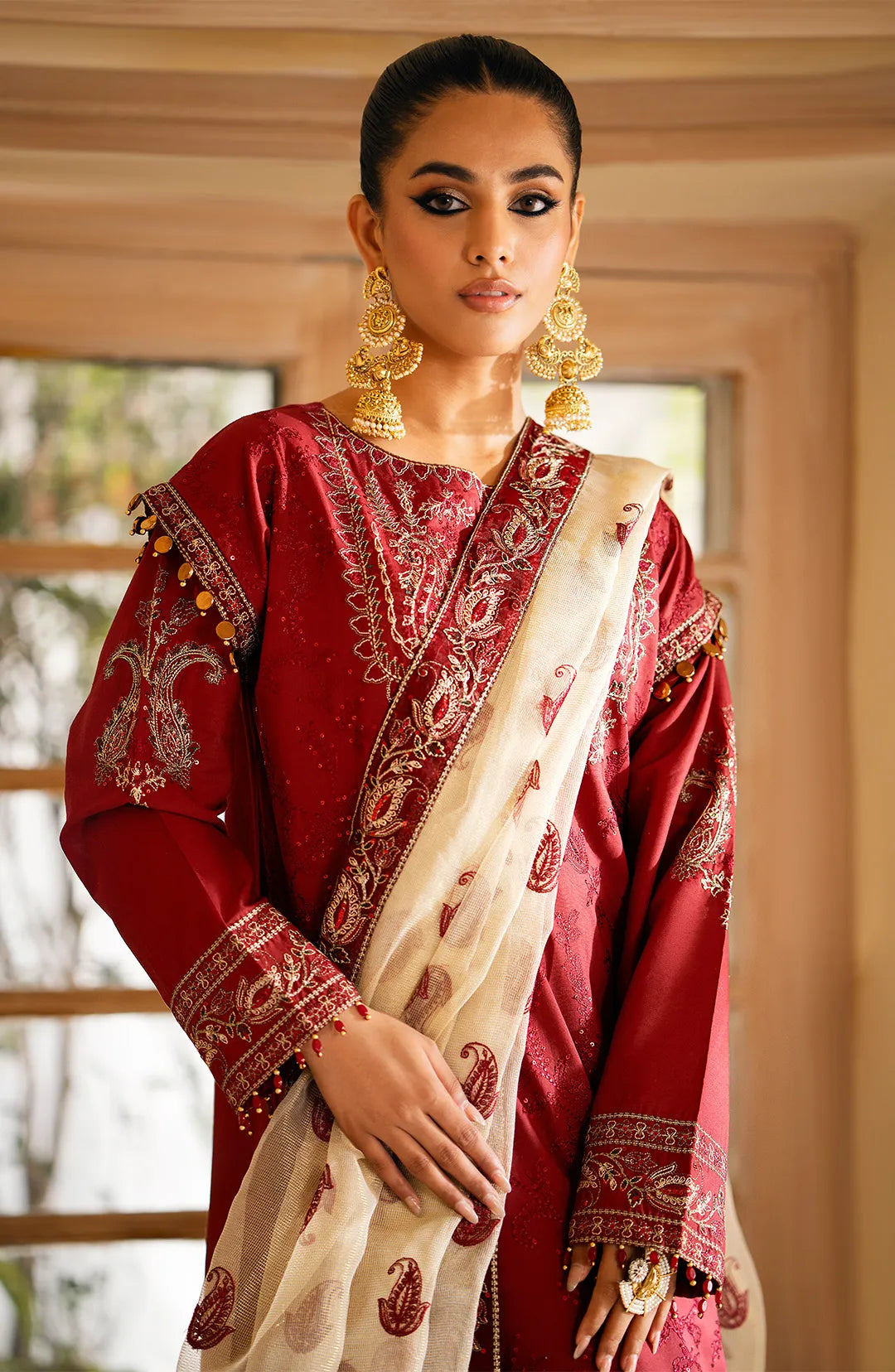 Maryum  N Maria | Eid ul Azha Luxury Lawn | MANDISA - MS24-612 - House Of Hania