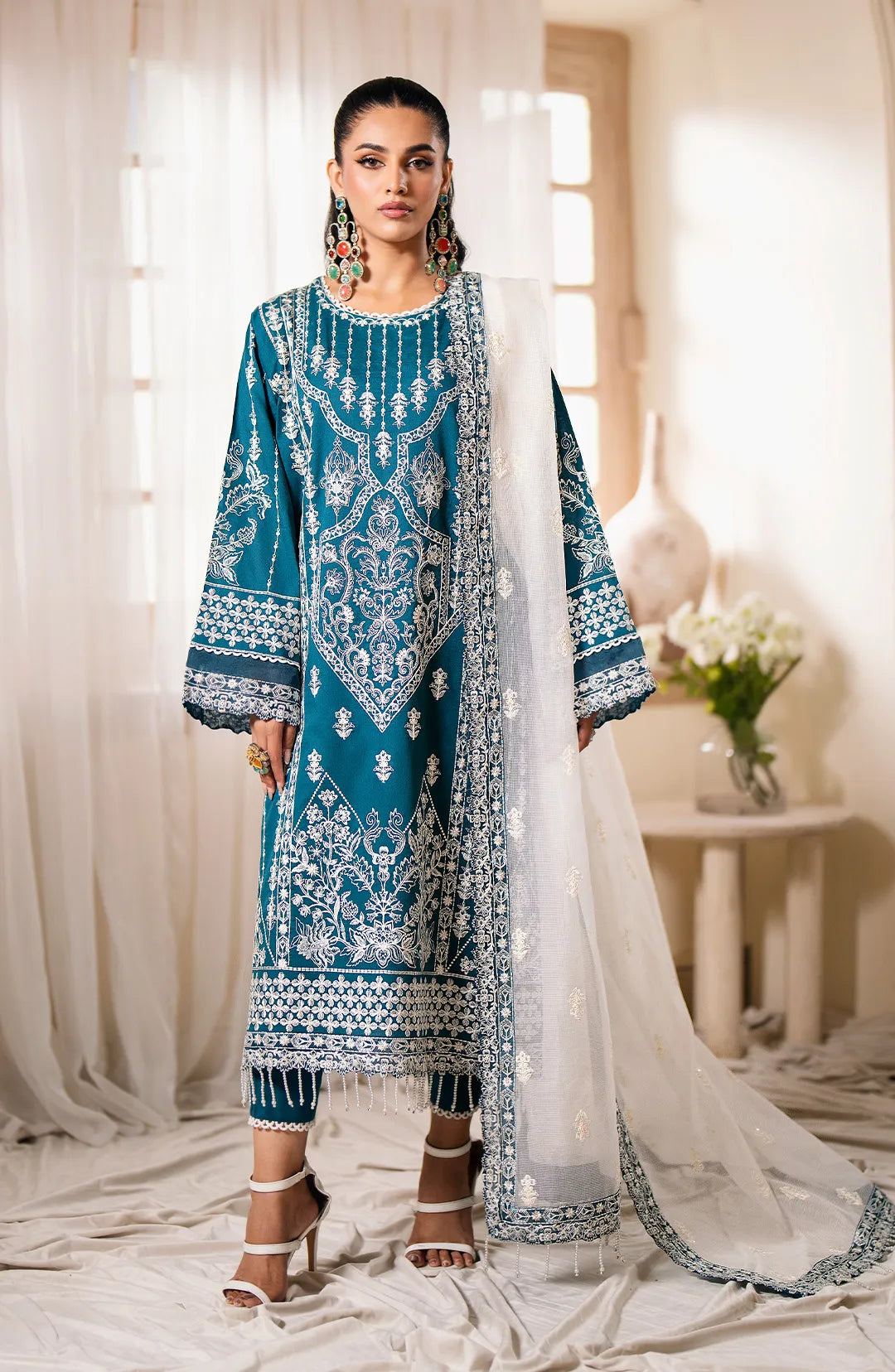 Maryum  N Maria | Eid ul Azha Luxury Lawn | NAILAH - MS24-614 - House Of Hania