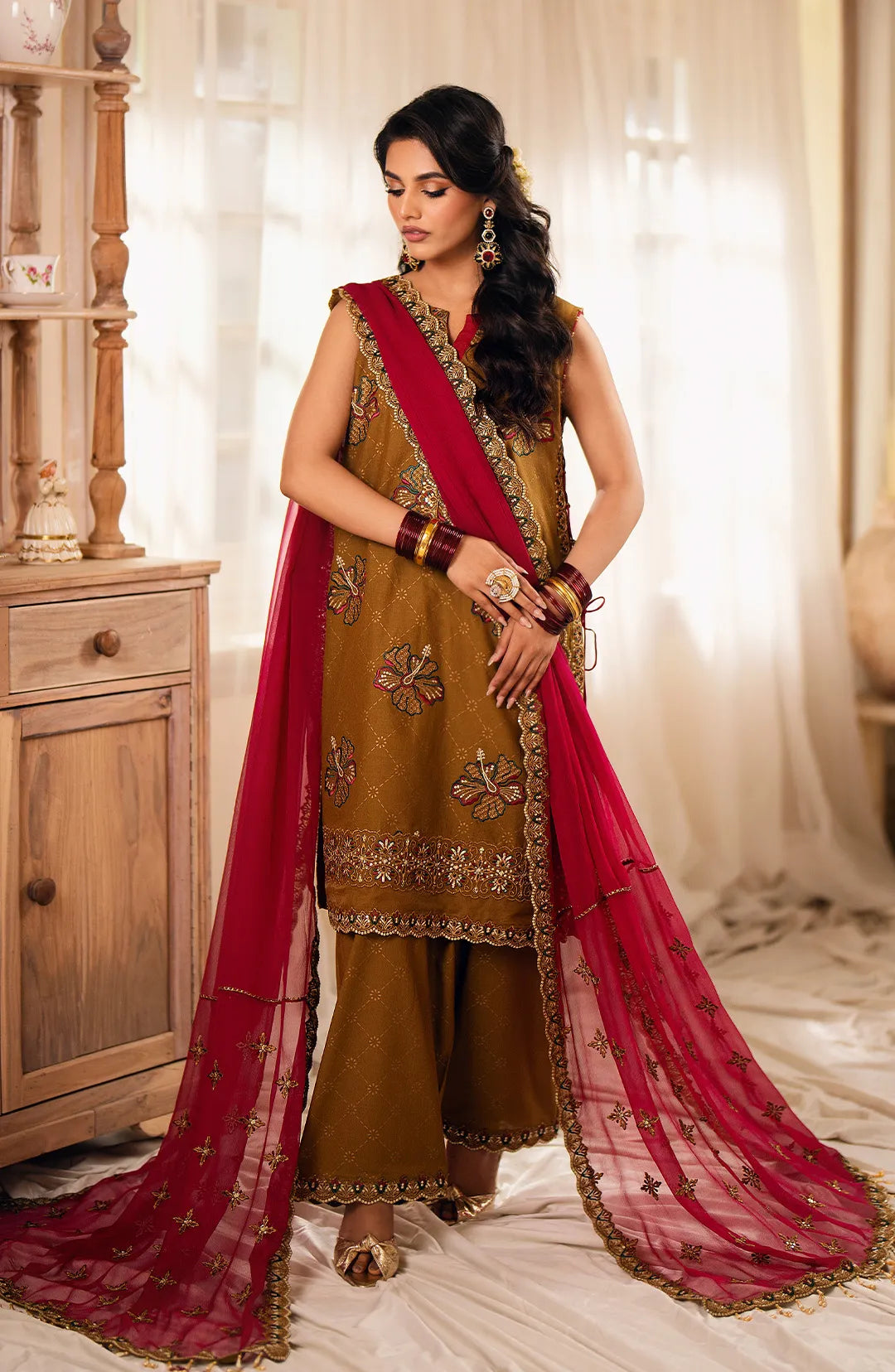 Maryum  N Maria | Eid ul Azha Luxury Lawn | REHEMA - MS24-617 - House Of Hania