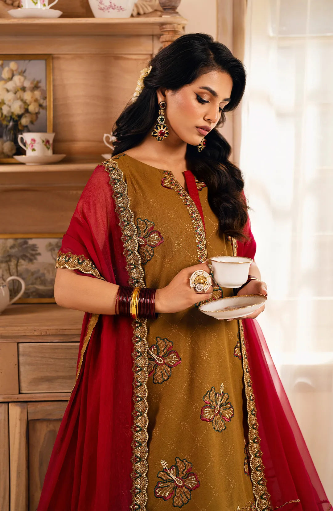 Maryum  N Maria | Eid ul Azha Luxury Lawn | REHEMA - MS24-617 - House Of Hania