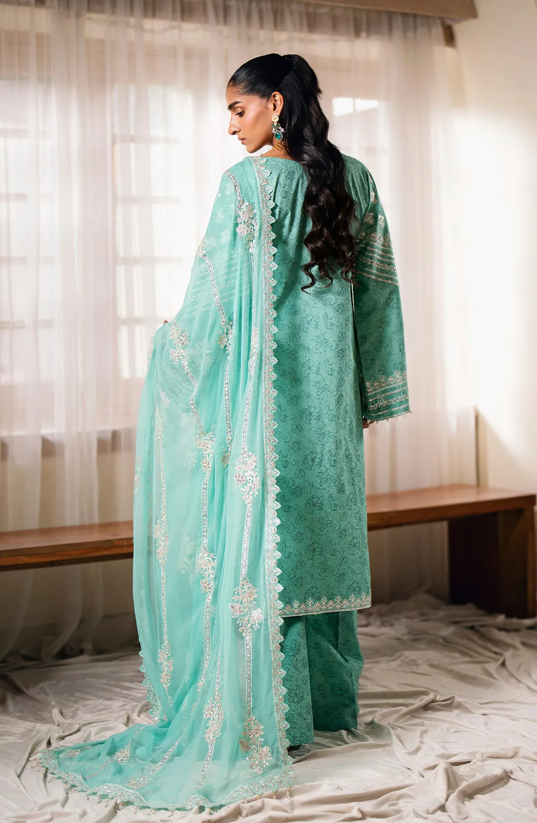 Maryum  N Maria | Eid ul Azha Luxury Lawn | SALMA - MS24-615 - House Of Hania