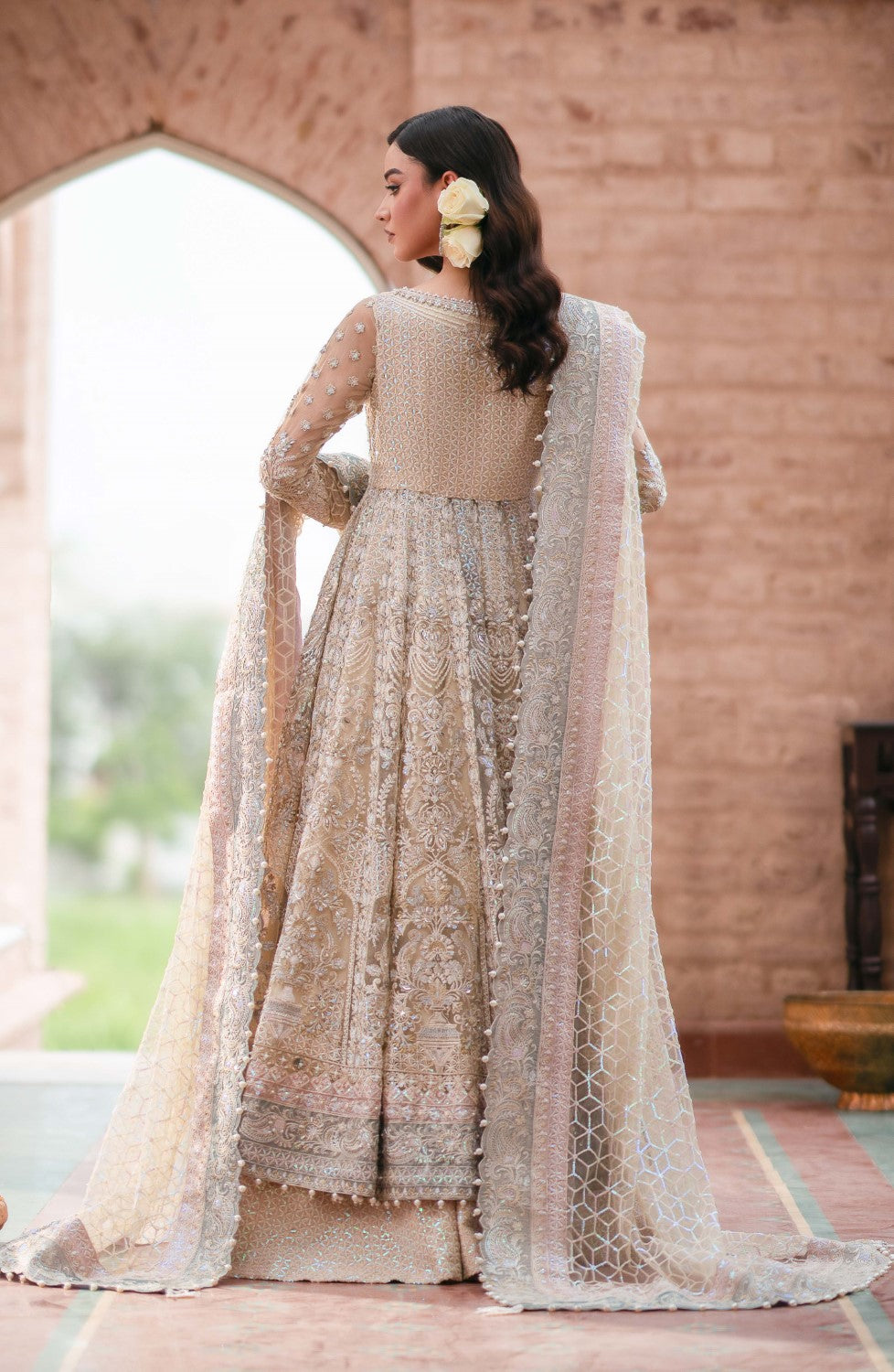 Maryum N Maria | Gul Posh Wedding Formals | ROSHANARA - MS40070 - House Of Hania