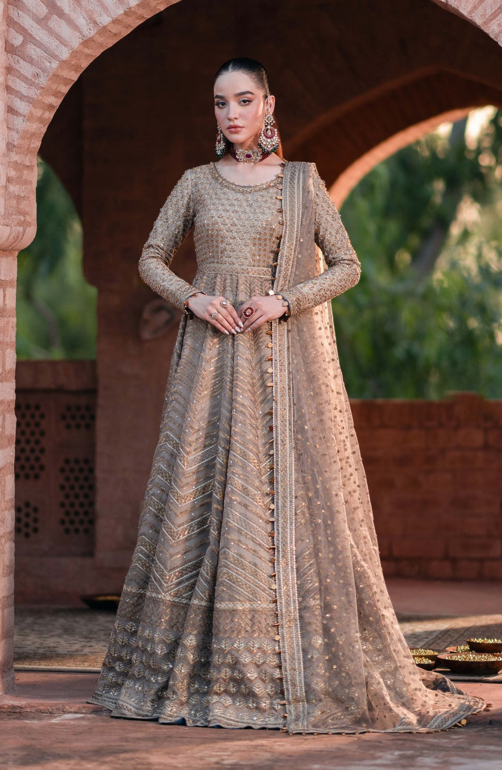 Maryum N Maria | Gul Posh Wedding Formals | SHEHAR BANO - MS40063 - House Of Hania