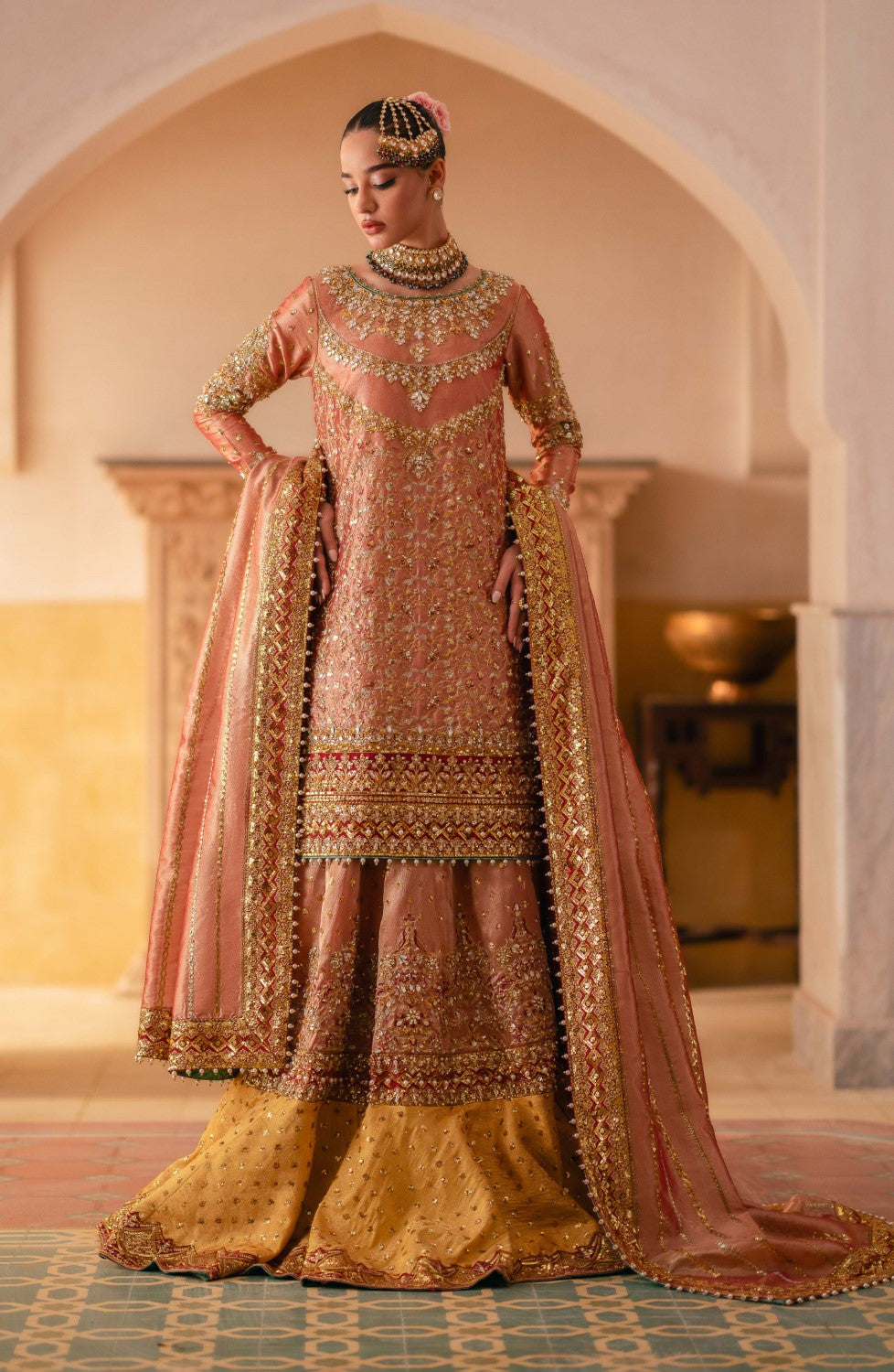 Maryum N Maria | Gul Posh Wedding Formals | ZUMANI BEGUM - MS40068 - House Of Hania