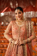 Maryum N Maria | Husn Wedding Formals | KUNDAN CORAL - MWS5638 - House Of Hania