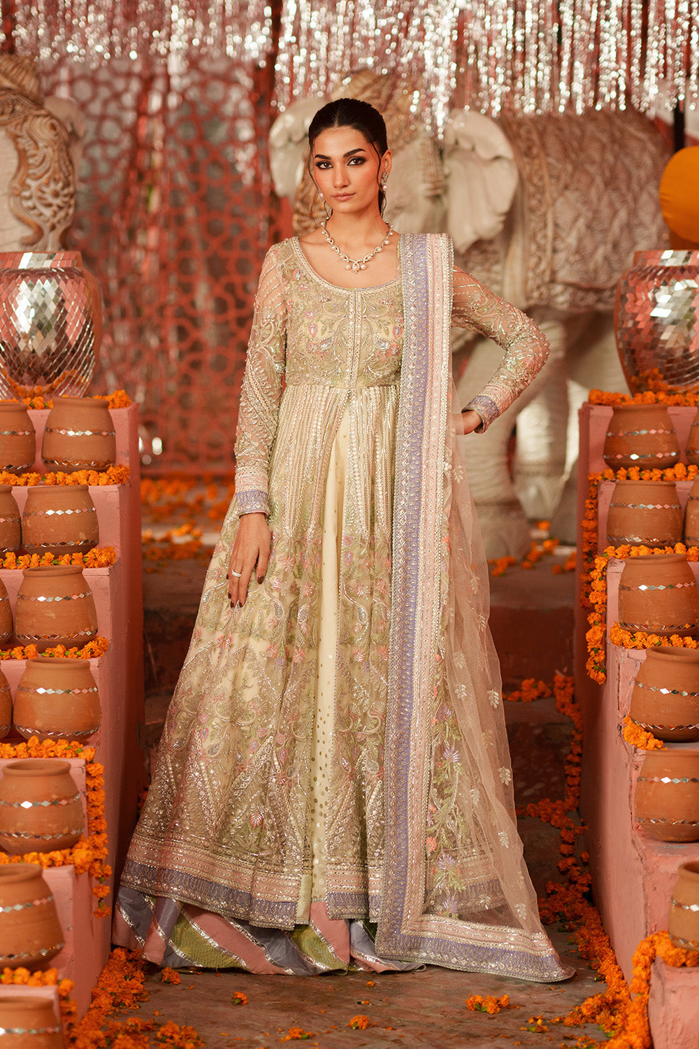 Maryum N Maria | Husn Wedding Formals | SHISHA BAHAR - MWS5636 - House Of Hania