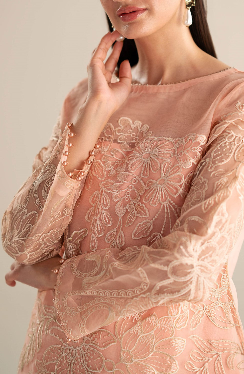 Maryum N Maria | Lagom Ready to Wear | LOTUS - MS-24212 - House Of Hania