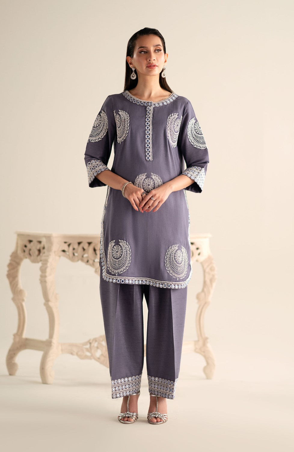 Maryum N Maria | Lagom Ready to Wear | ORCHID - MS-24218 - House Of Hania