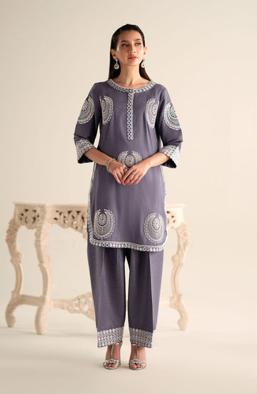 Maryum N Maria | Lagom Ready to Wear | ORCHID - MS-24218 - House Of Hania