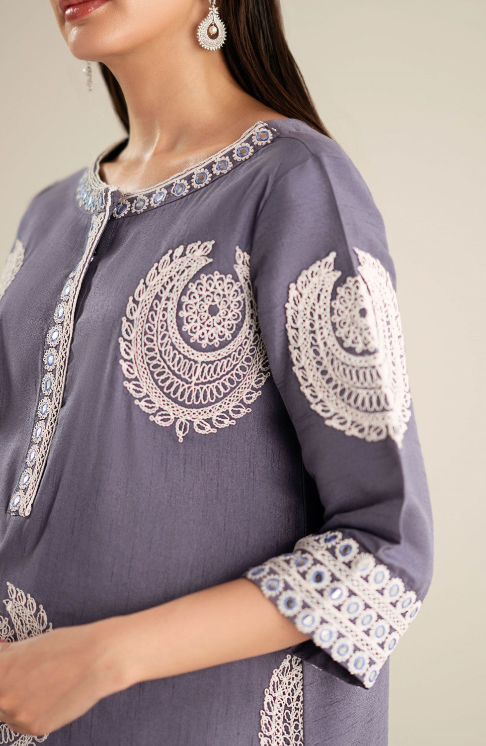 Maryum N Maria | Lagom Ready to Wear | ORCHID - MS-24218 - House Of Hania