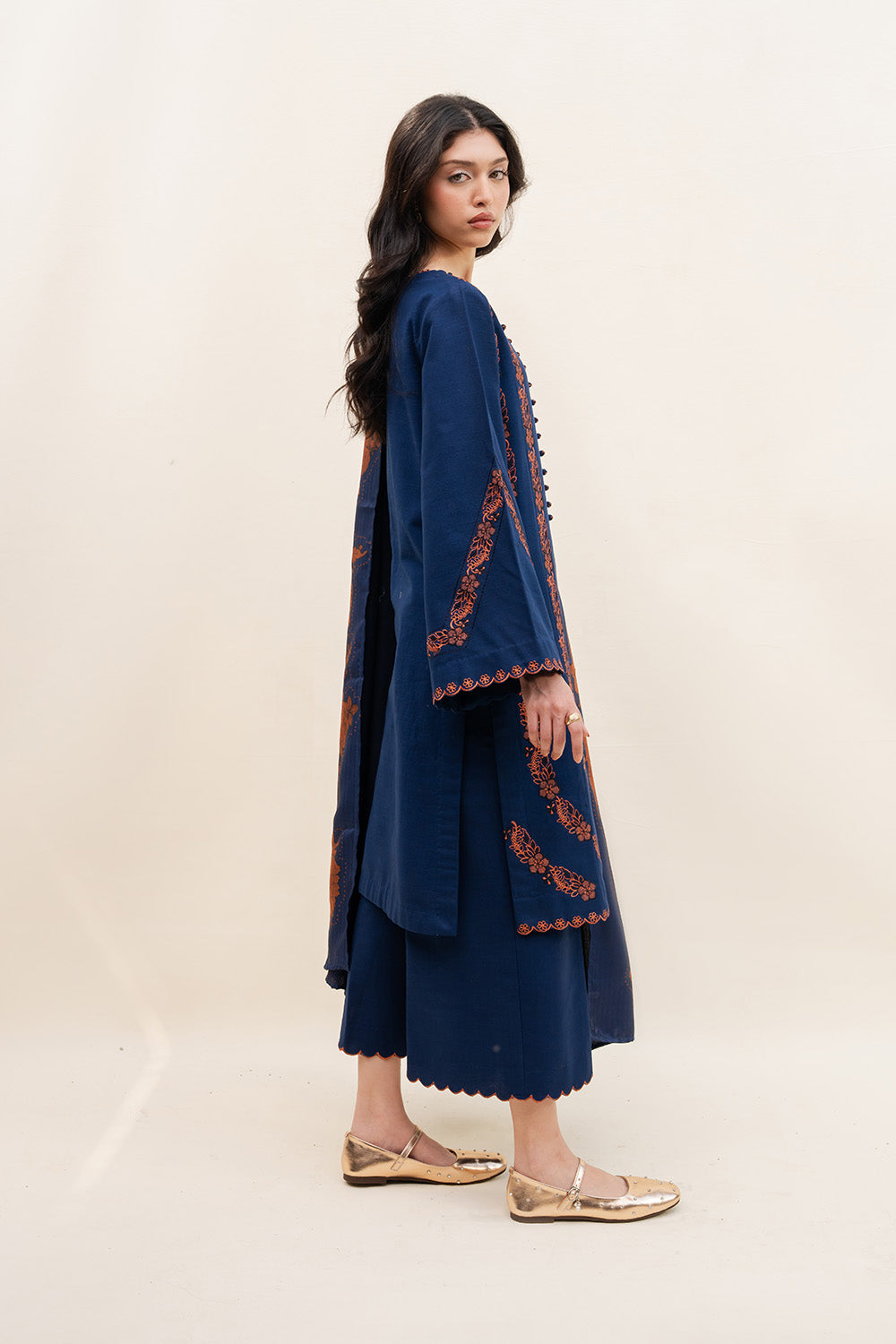 Maryum N Maria | Latte Layers Pret | ALMOND VEIL - MWS5826 - House Of Hania