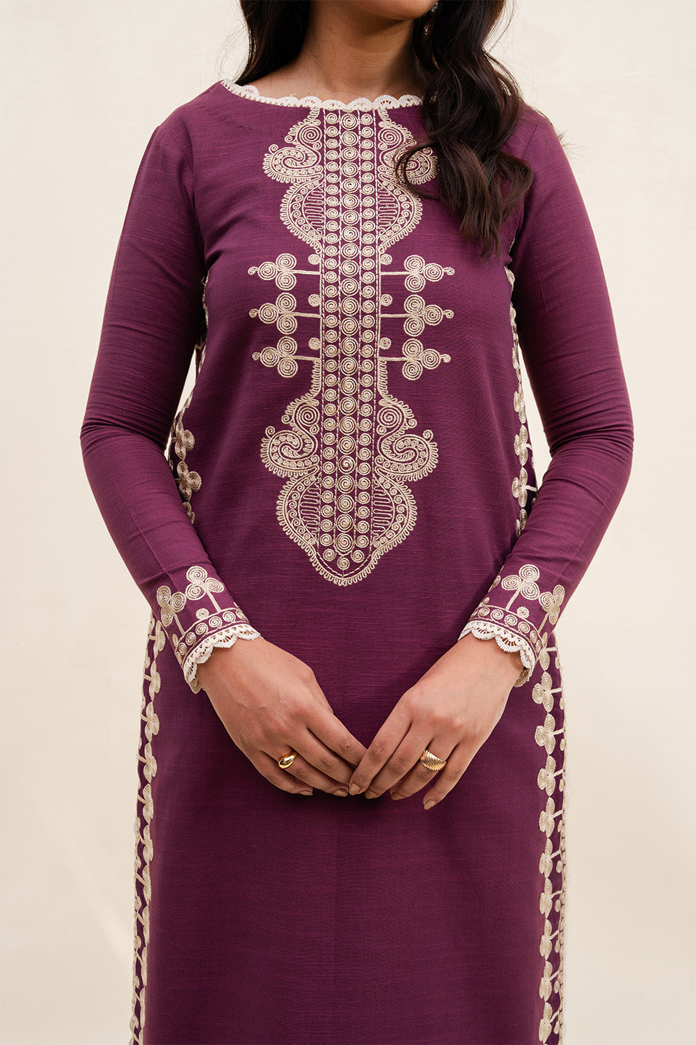 Maryum N Maria | Latte Layers Pret | CHAI CLOUD - MWS5825 - House Of Hania
