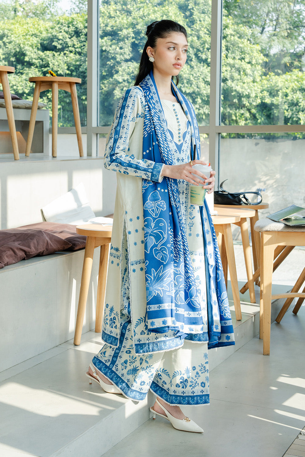 Maryum N Maria | Latte Layers Pret | COCOA CALM - MWS5827 - House Of Hania