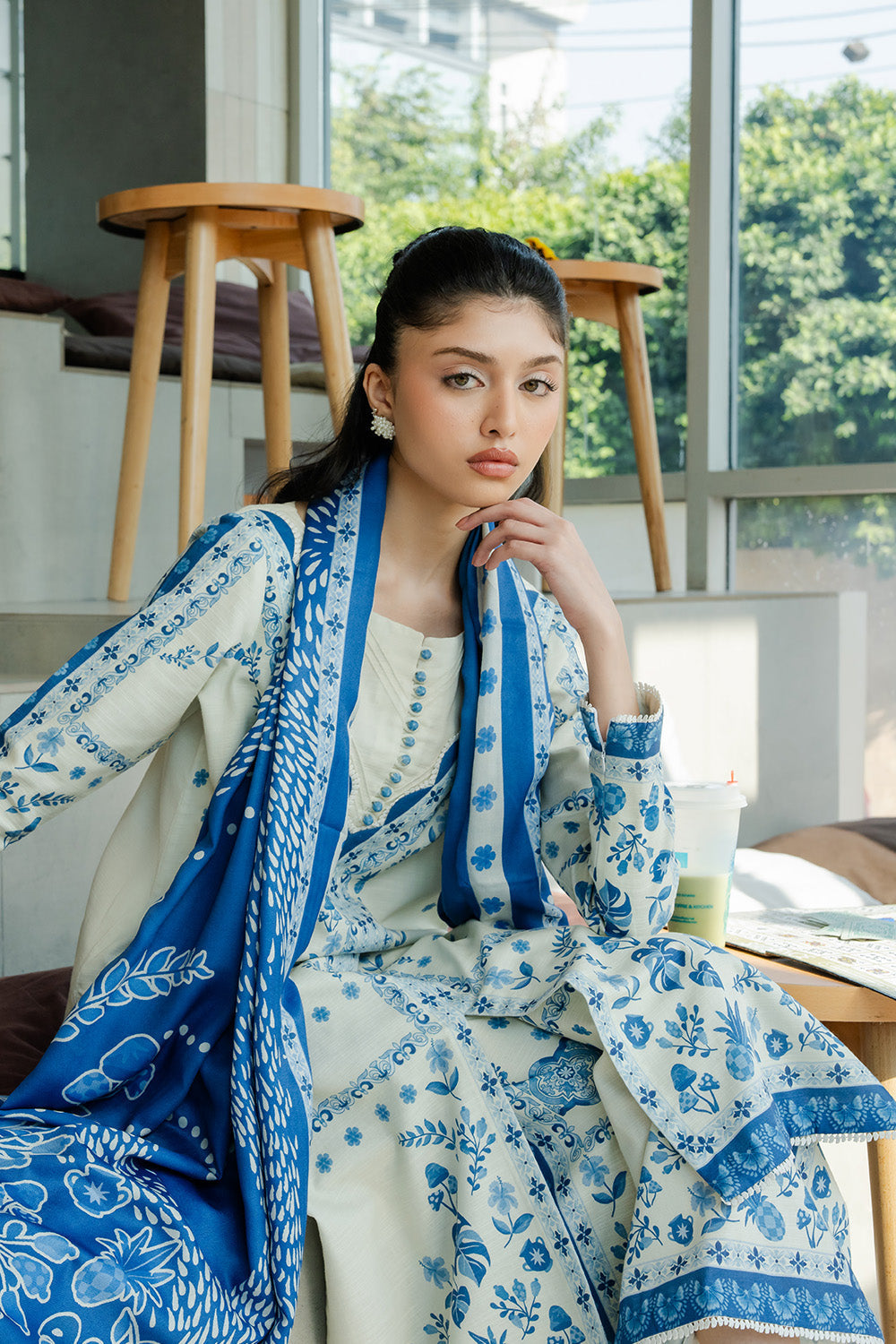 Maryum N Maria | Latte Layers Pret | COCOA CALM - MWS5827 - House Of Hania
